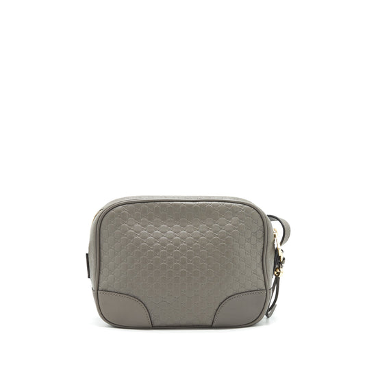 Gucci Guccissima Crossbody Bag Grey LGHW