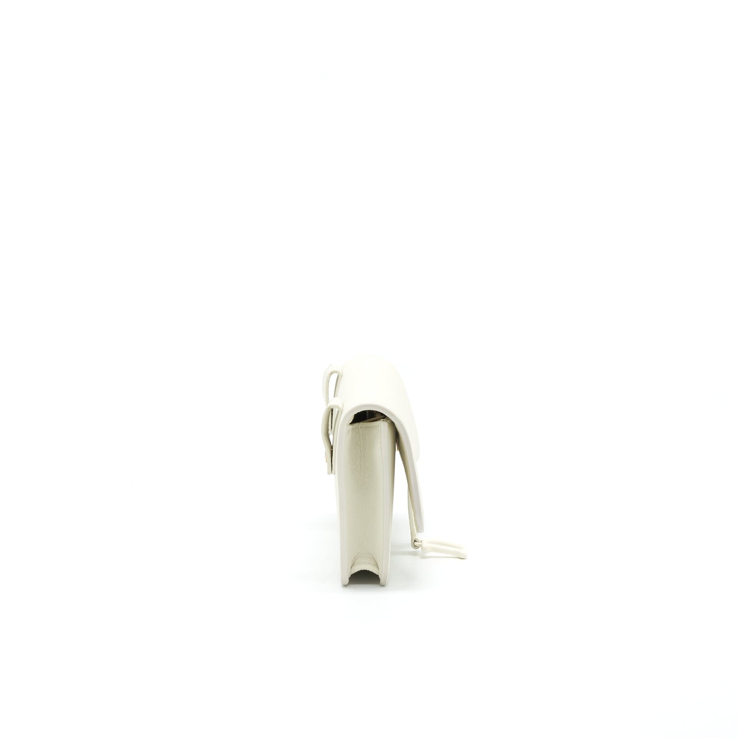 Luxury Dior Saddle Belt Pouch White