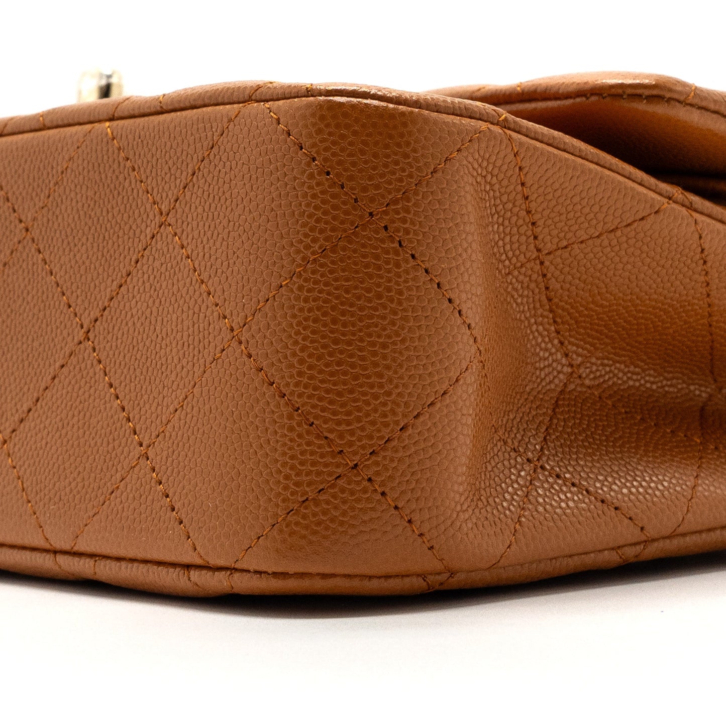 Chanel Medium Classic Double Flap Bag Caviar Caramel LGHW(Microchip)