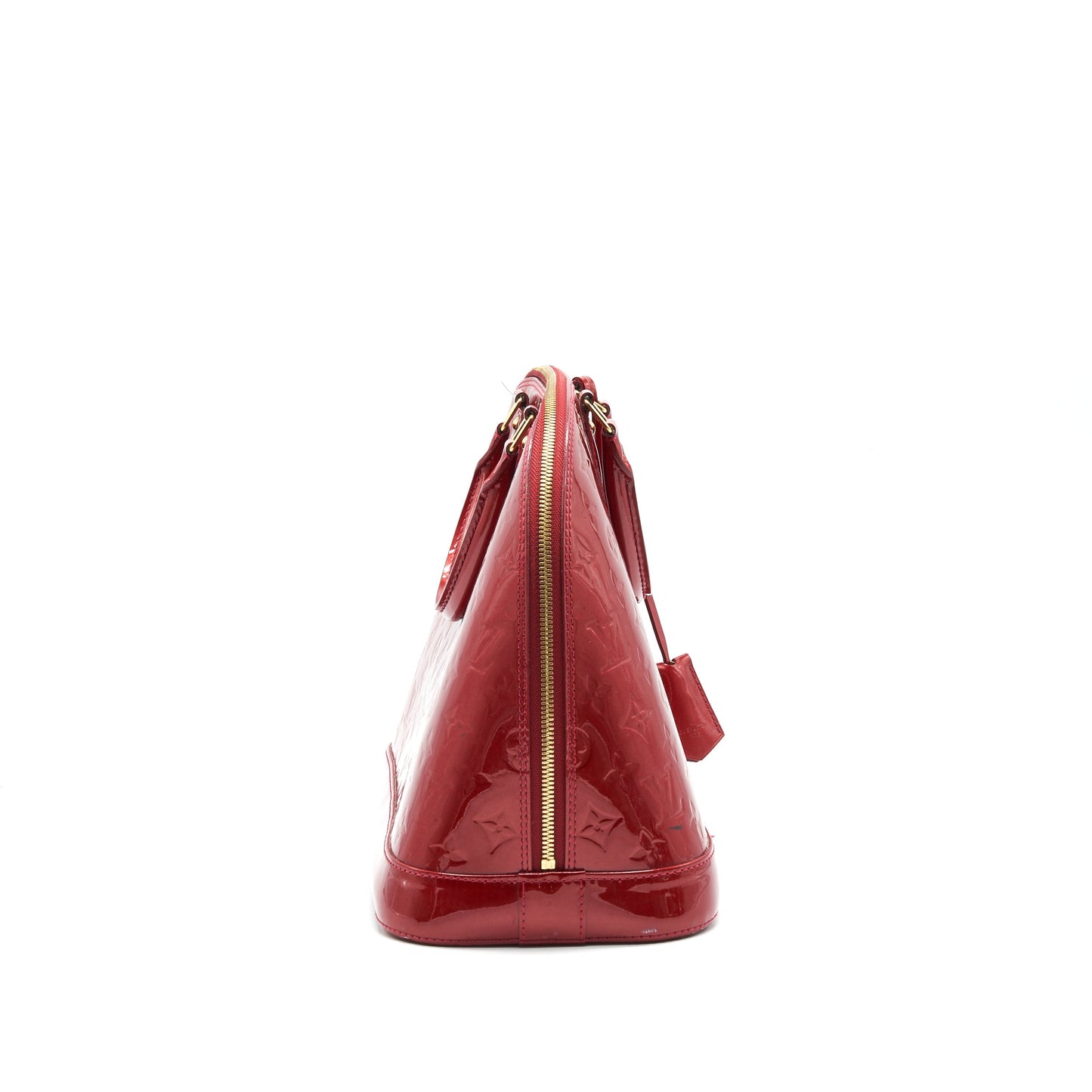 Louis Vuitton Alma GM Patent leather Red