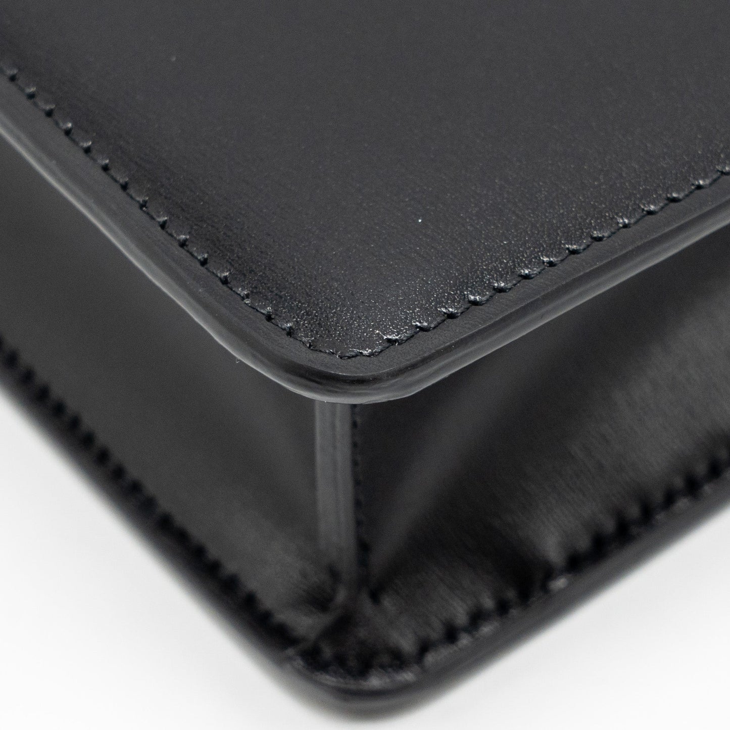 Celine Triomphe Wallet on Chain Margo Shiny Calfskin Black GHW