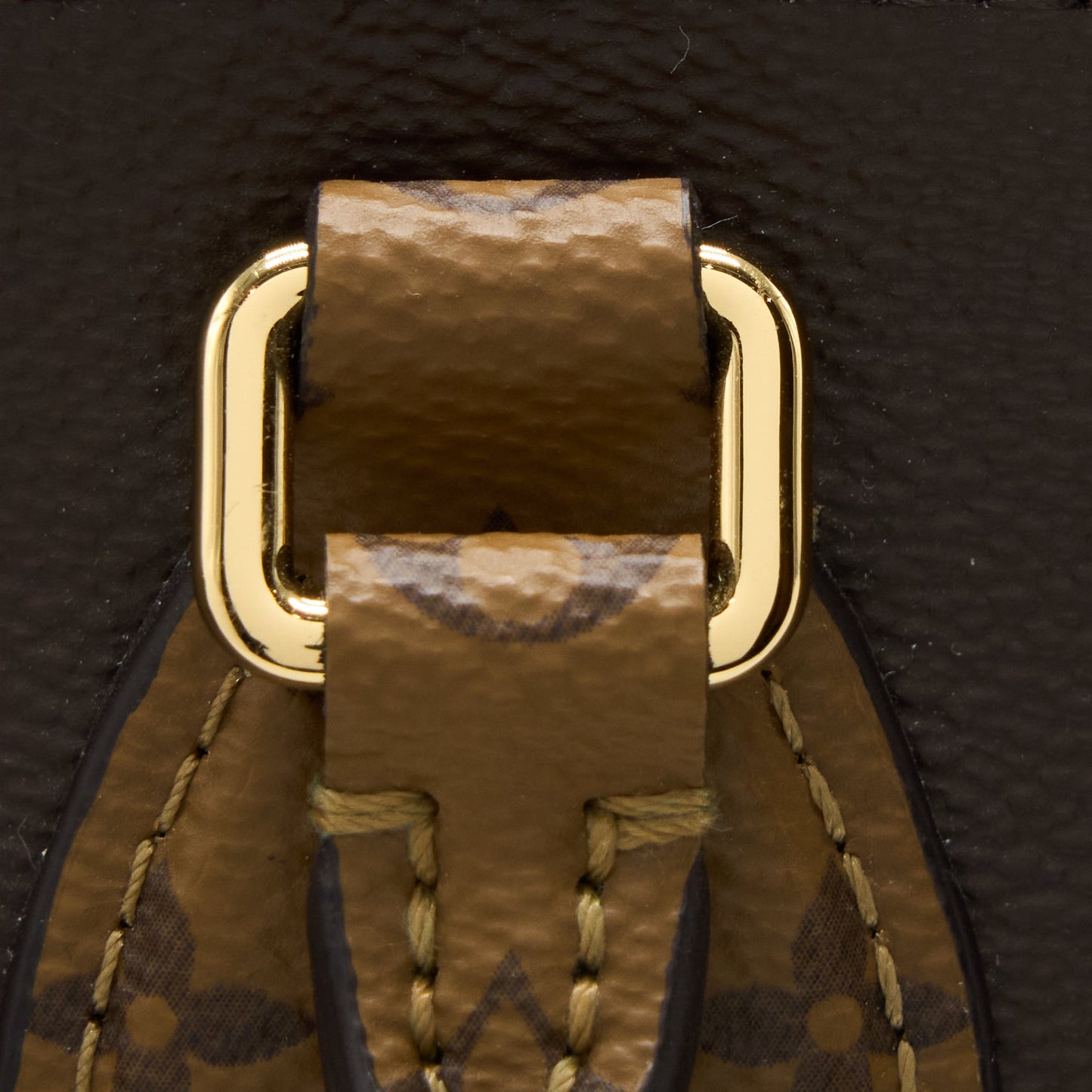 Louis Vuitton On The Go MM Monogram Coated Monogram Reverse Canvas GHW