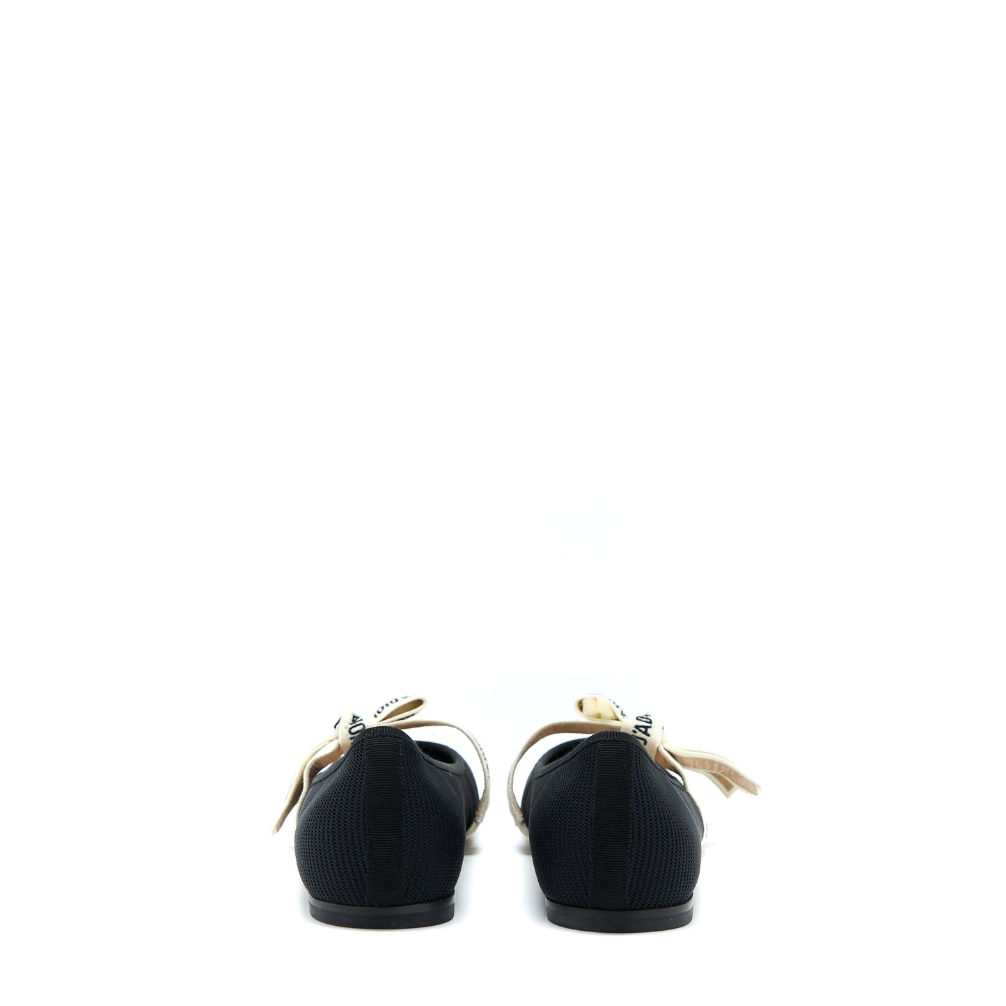 Dior Size 40 Miss J`ADIOR Ballet Flat Black