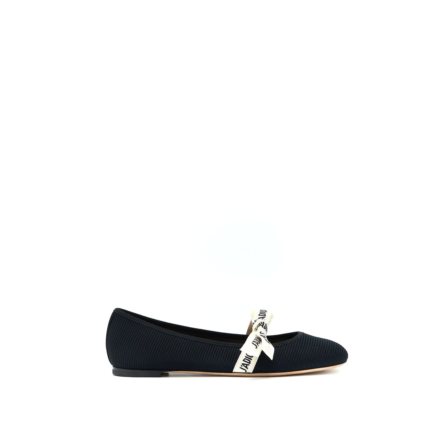 Dior Size 40 Miss J`ADIOR Ballet Flat Black