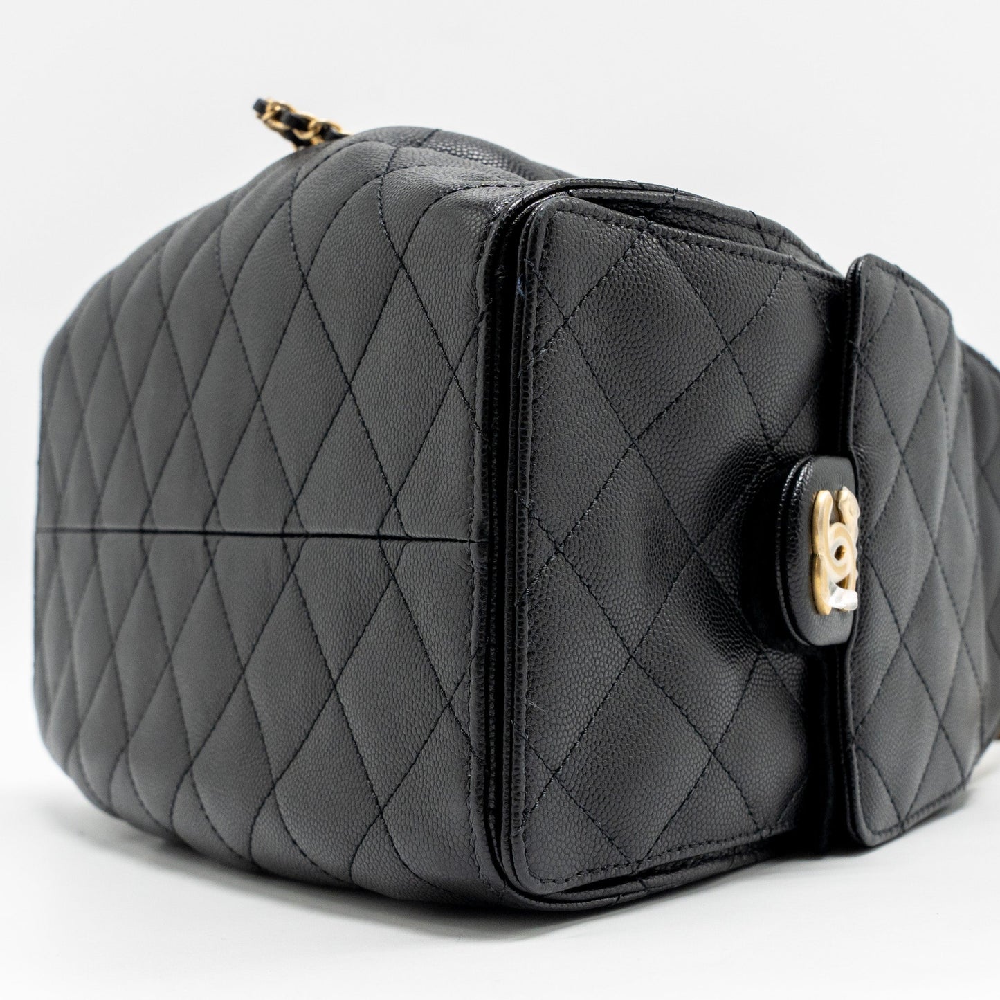 Chanel Small 25 Bag caviar black GHW (microchip)