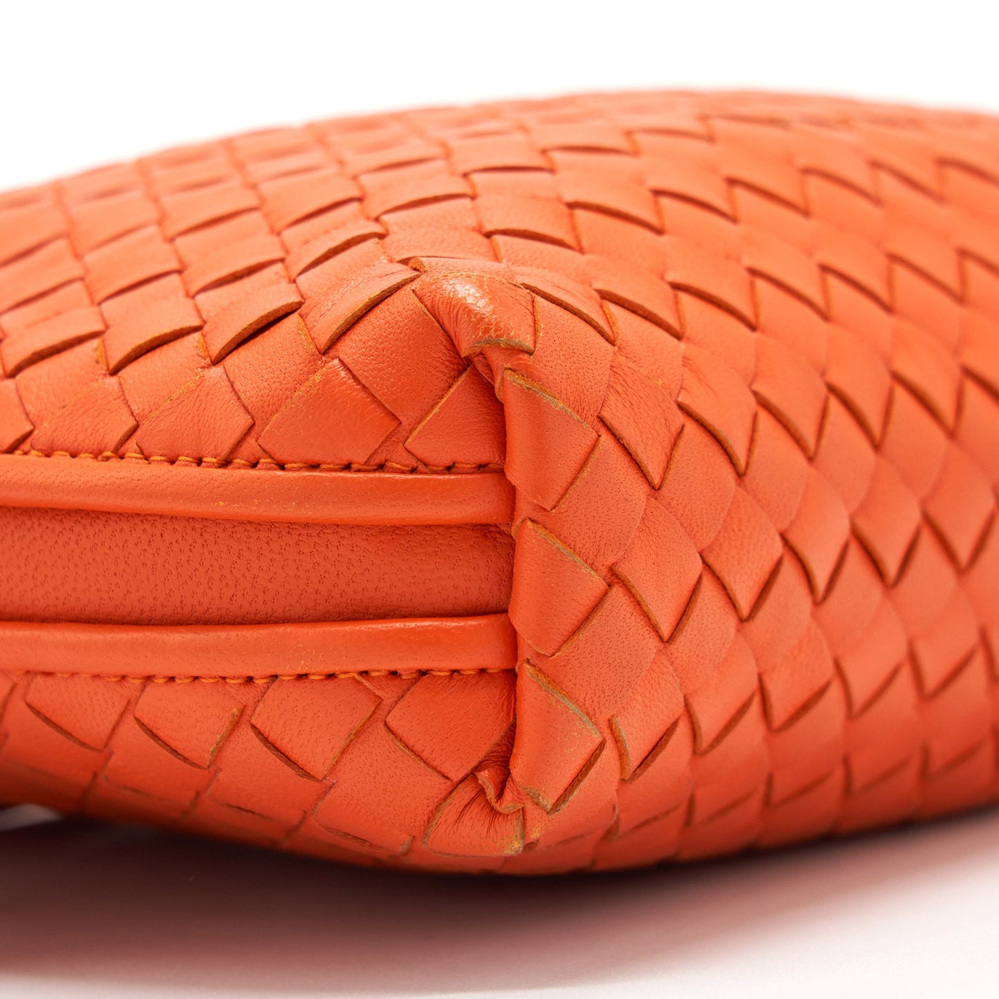 Bottega Veneta Zippy Crossbody Bag Orange