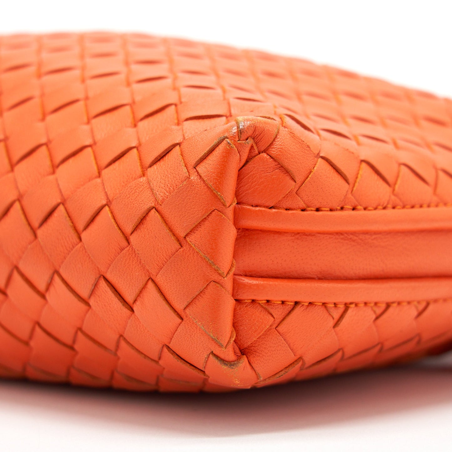 Bottega Veneta Zippy Crossbody Bag Orange