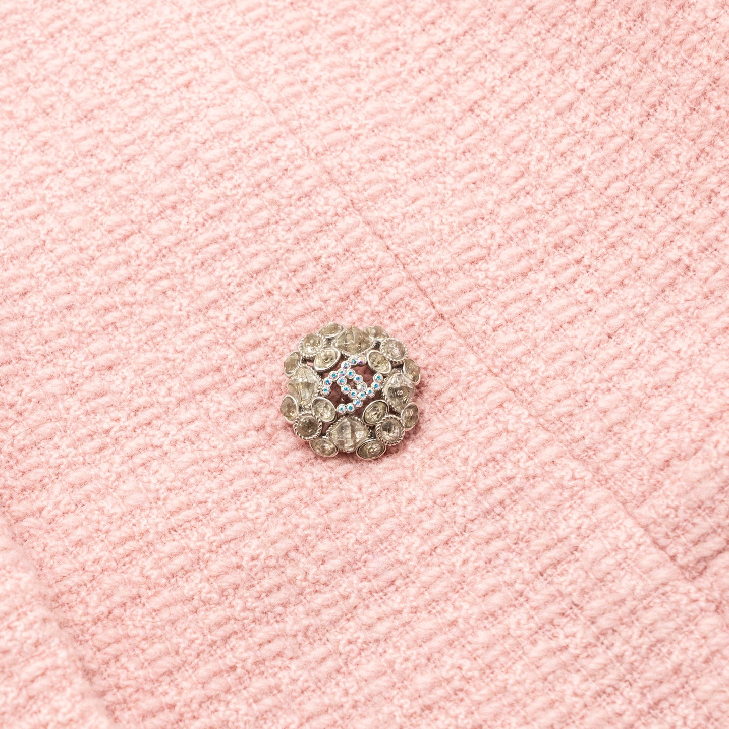 Chanel size 34 22K jacket wool light pink