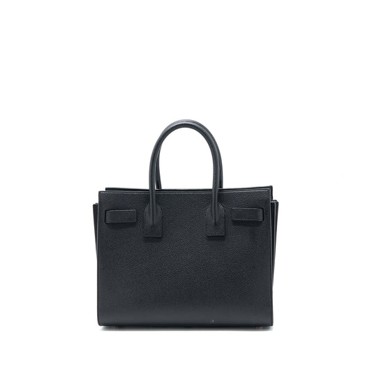 Saint Laurent Baby Sac De Jour Grained Calfskin Black SHW