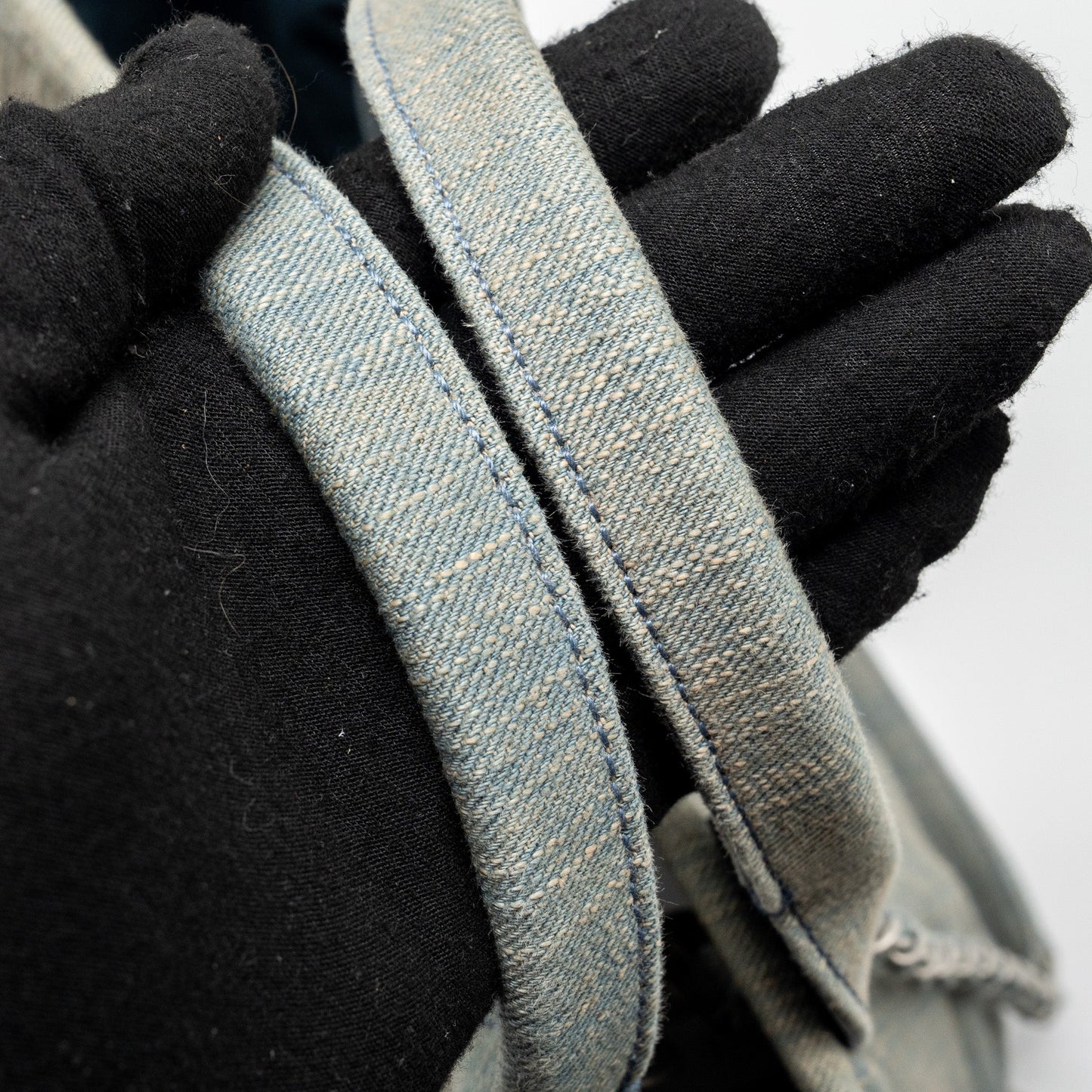 Chanel Deauville Shopping Tote Bag Denim Blue SHW (Microchip)
