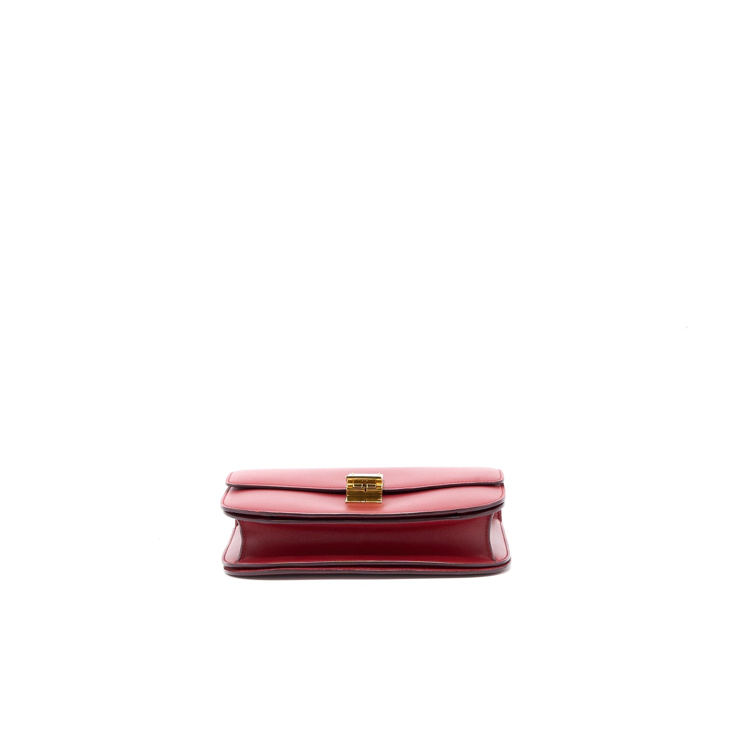Celine Medium Classic Box Calfskin Red GHW