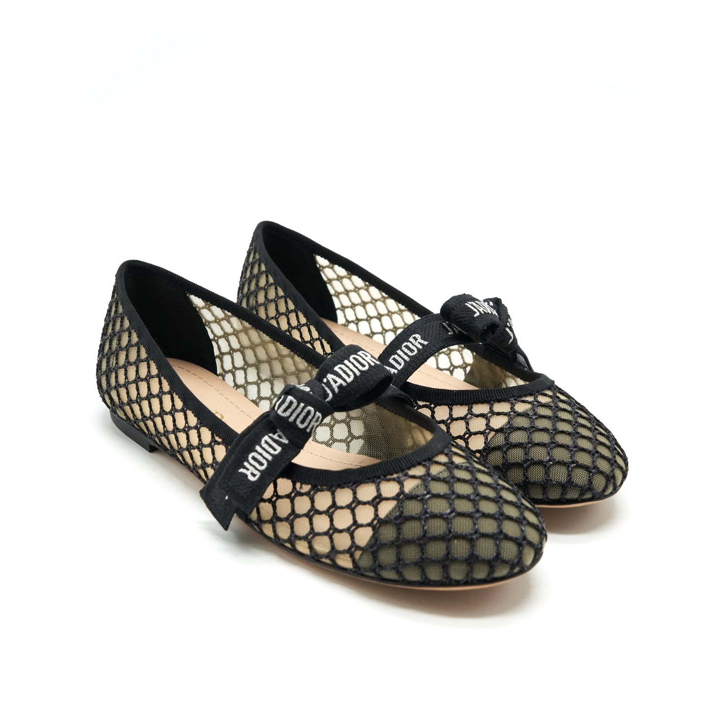 Luxury Dior Size 35.5 Ballet Flats Black