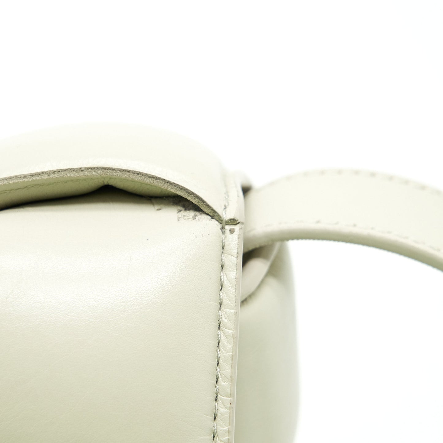 bottega Veneta Padded Cassette Chalk GHW
