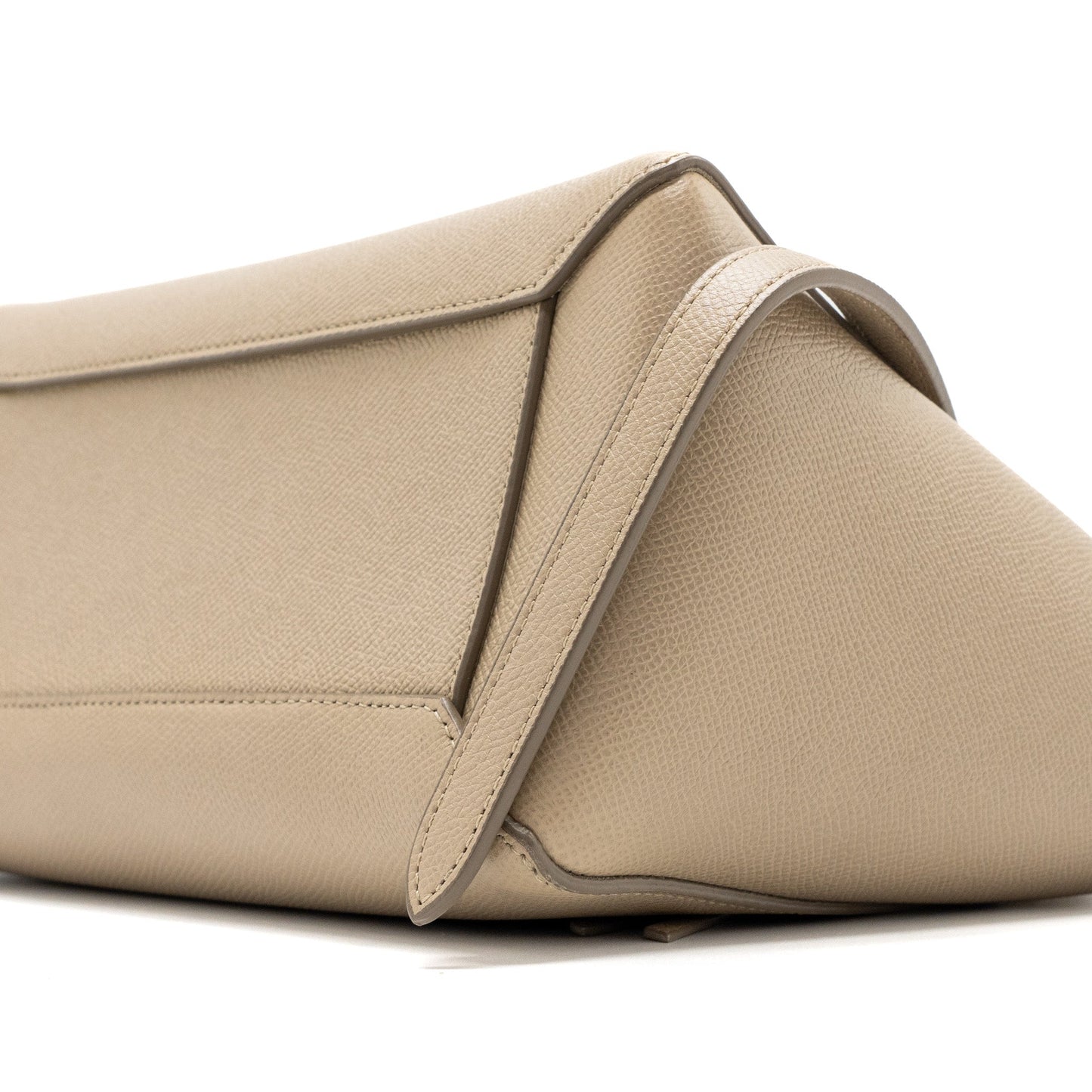 Celine Micro Belt Bag Grained Calfskin Beige GHW