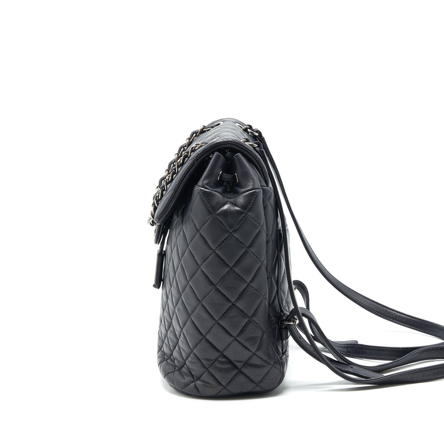 Chanel Quilted Urban Spirit Backpack Lambskin Black SHW