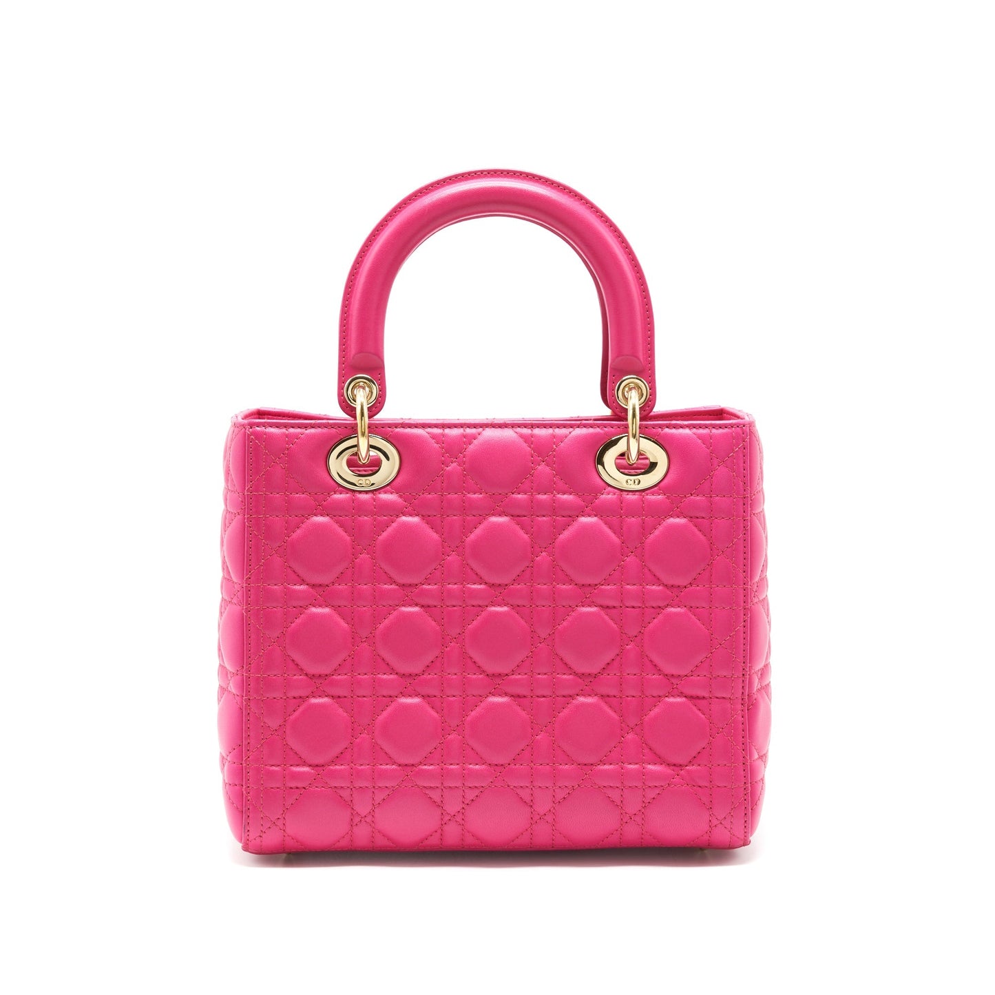Luxury Dior Lady Luxury Dior Bag Medium Pink GHW
