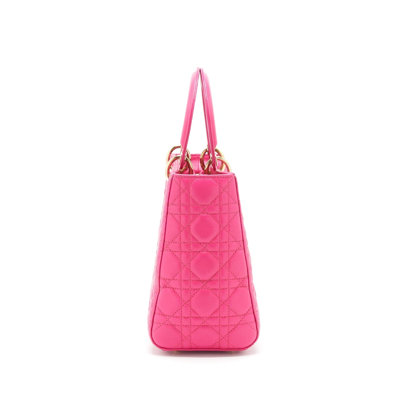 Luxury Dior Lady Luxury Dior Bag Medium Pink GHW