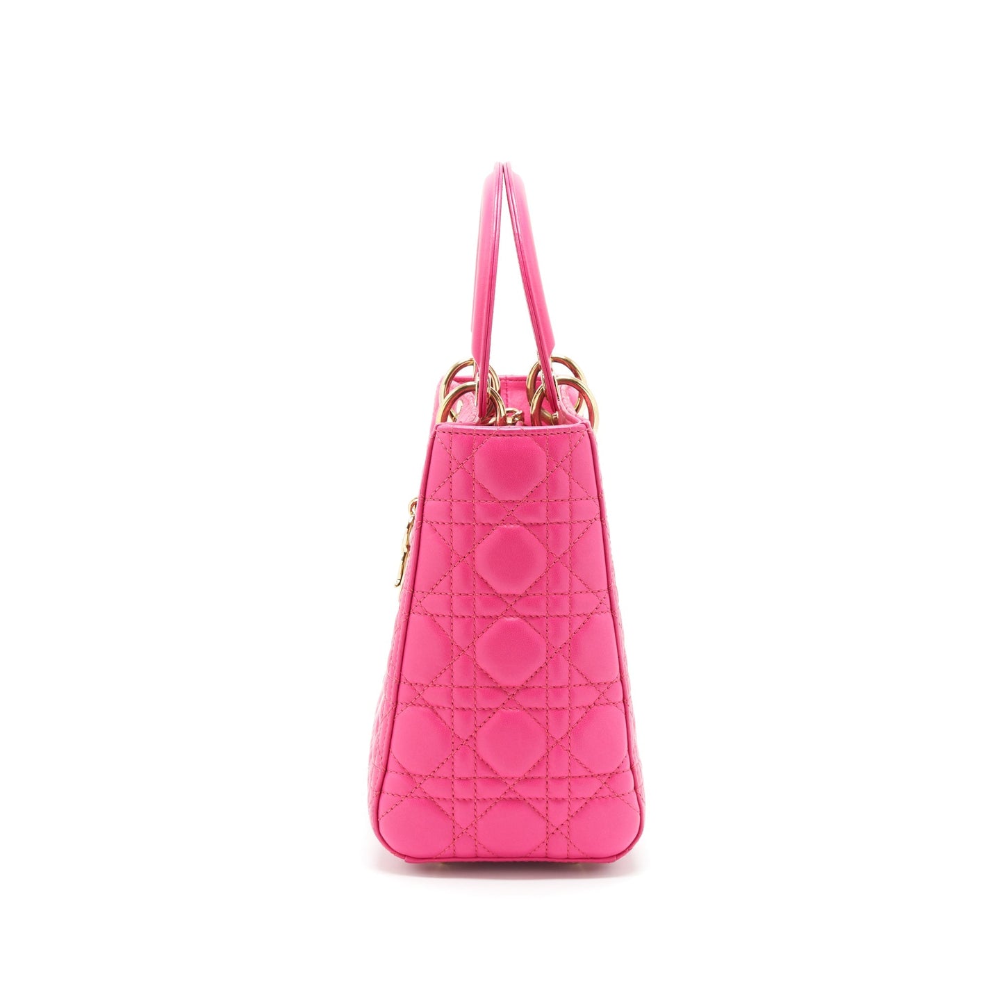 Luxury Dior Lady Luxury Dior Bag Medium Pink GHW