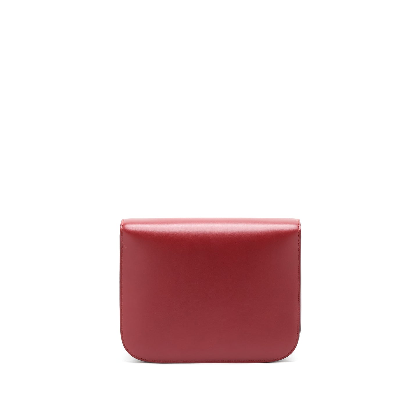 Celine Medium Classic Box Bag red GHW