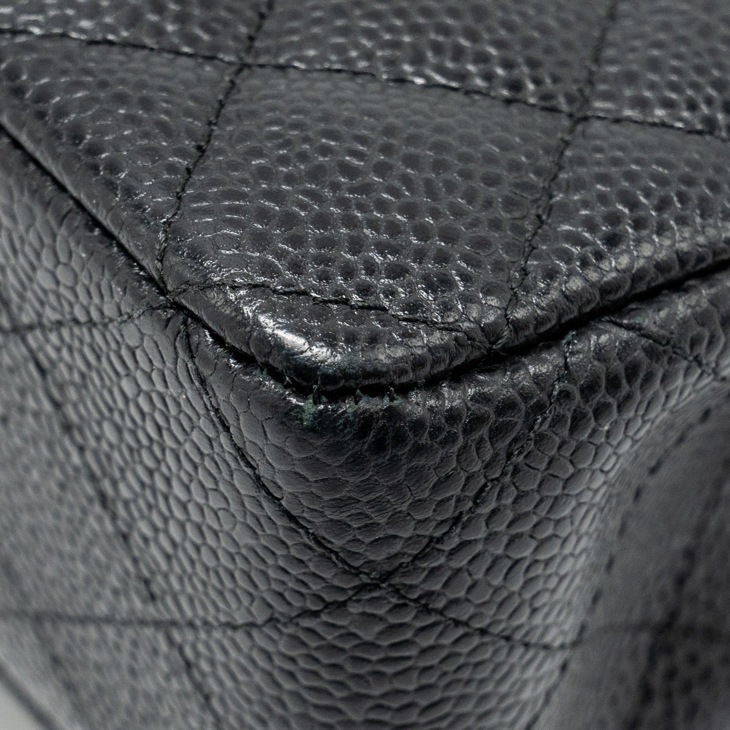 Chanel Medium Classic Double  Flap Bag Caviar Black GHW