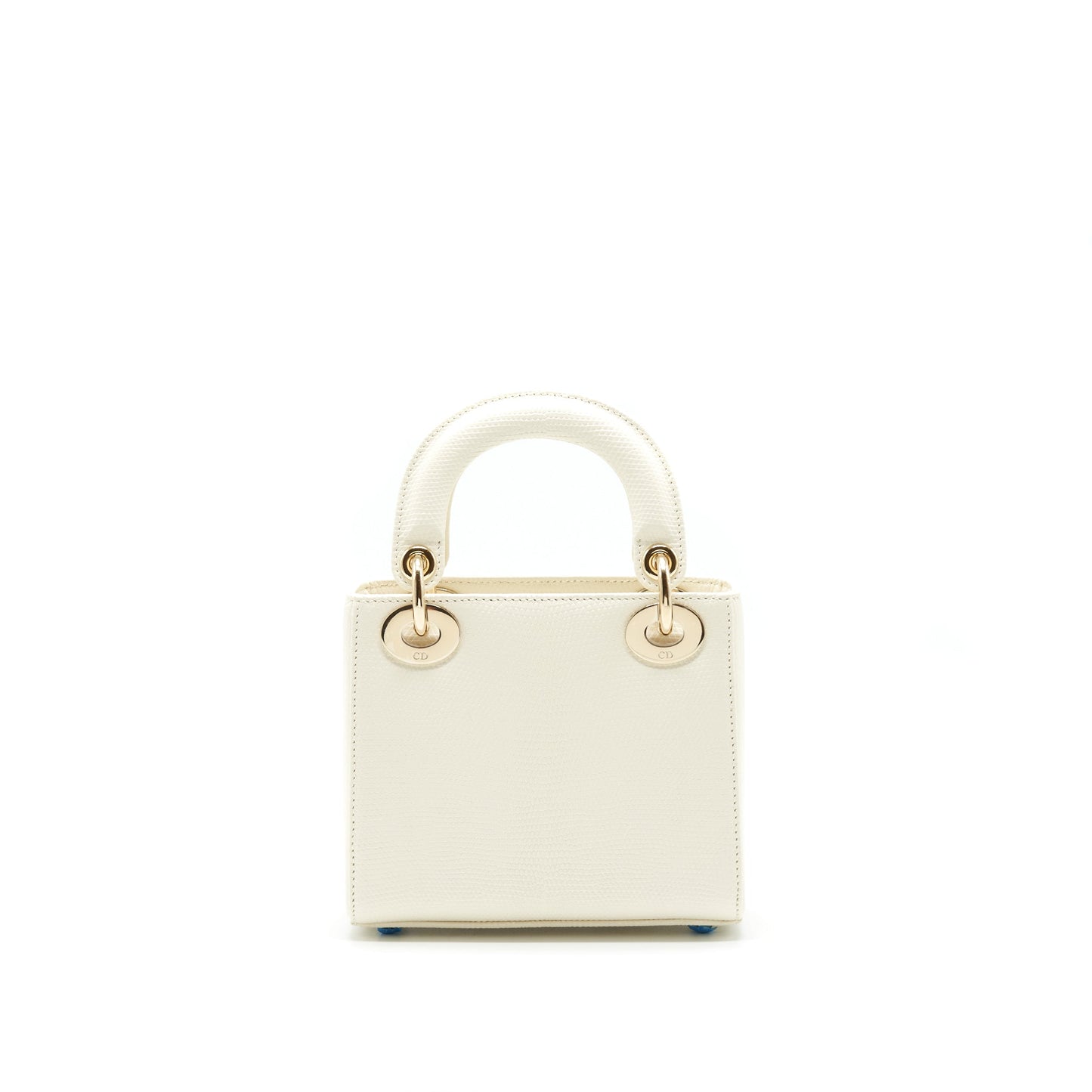 Luxury Dior Lizard Mini Lady Luxury Dior White  LGHW