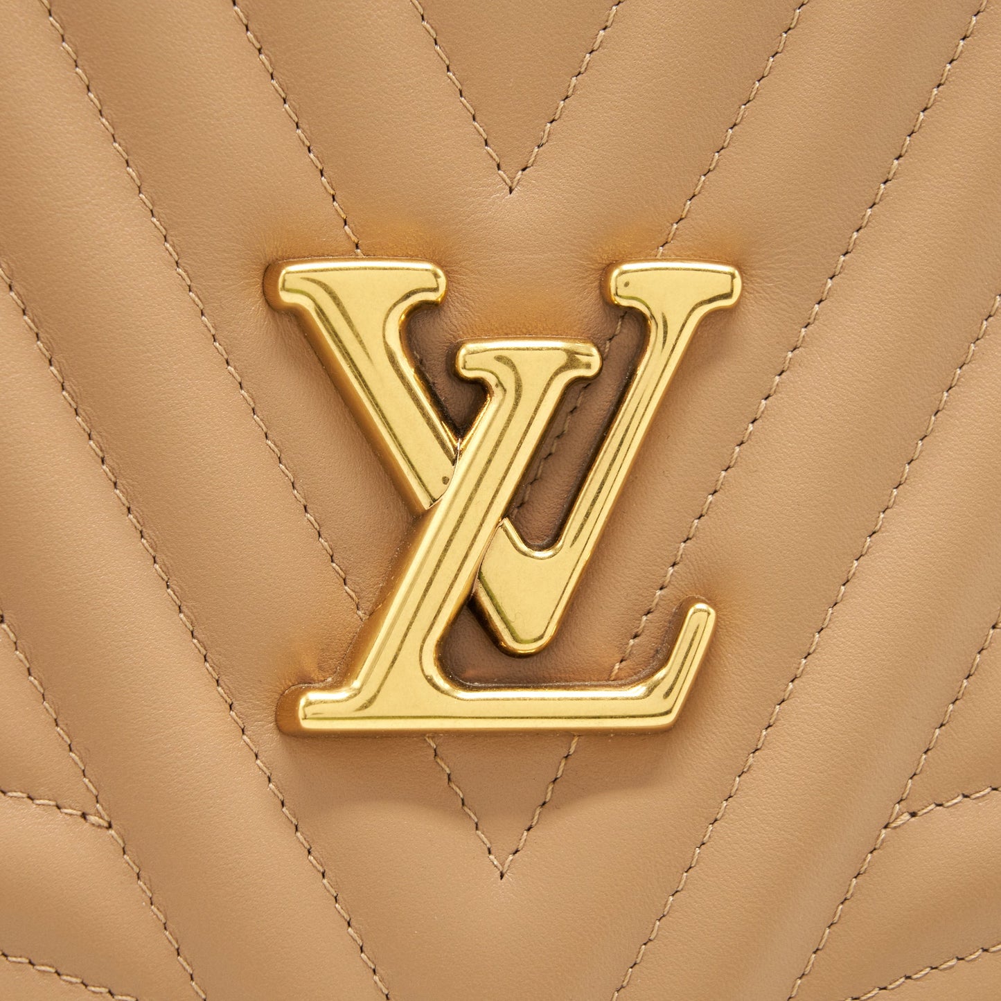 Louis Vuitton Quilted Calfskin New Wave Chain Tote Bag