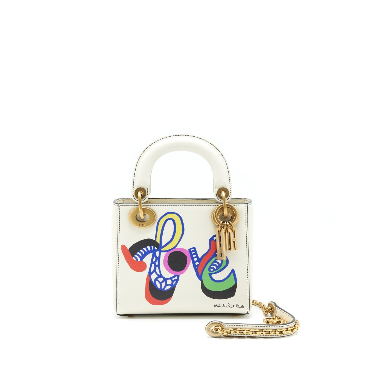 Christian Luxury Dior Mini Lady Luxury Dior Graffiti Special Edition with J’ALuxury Dior Hardware