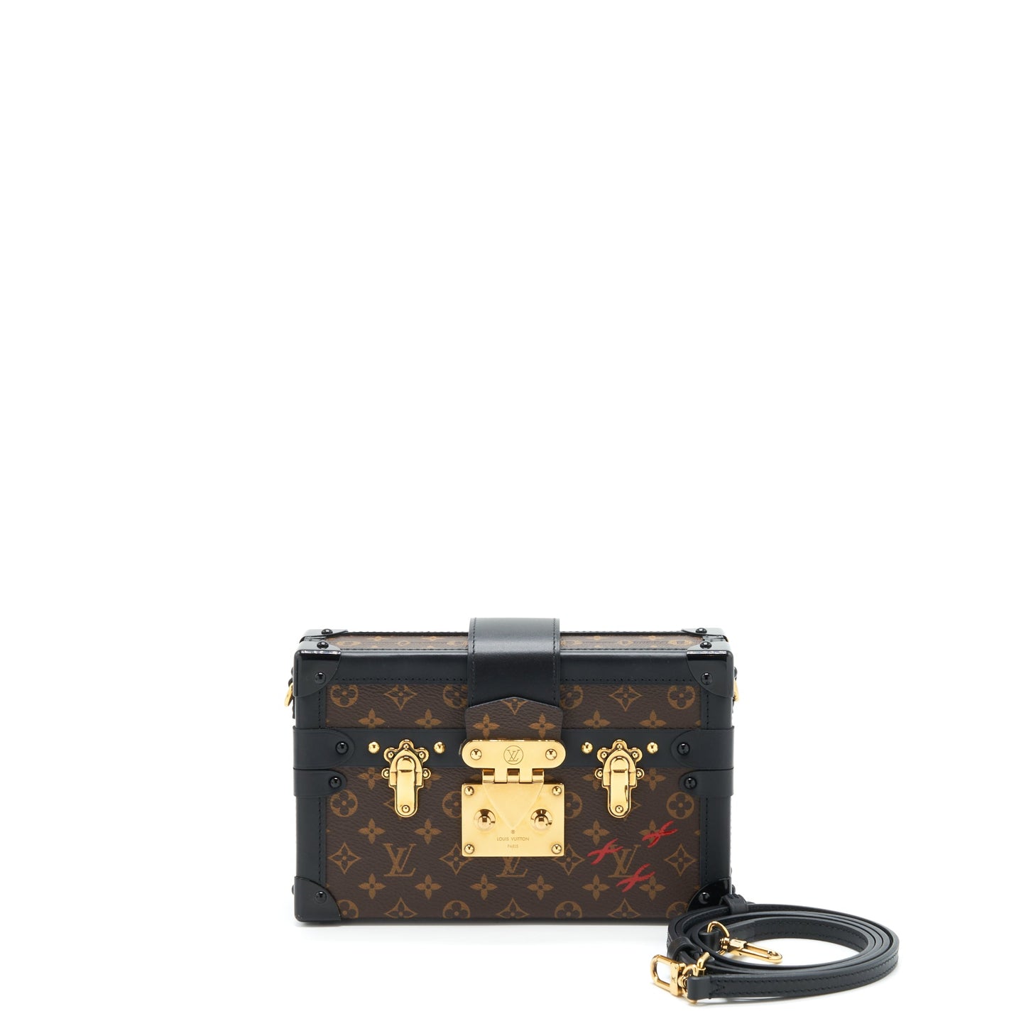 Louis Vuitton Petite Malle Monogram Canvas GHW