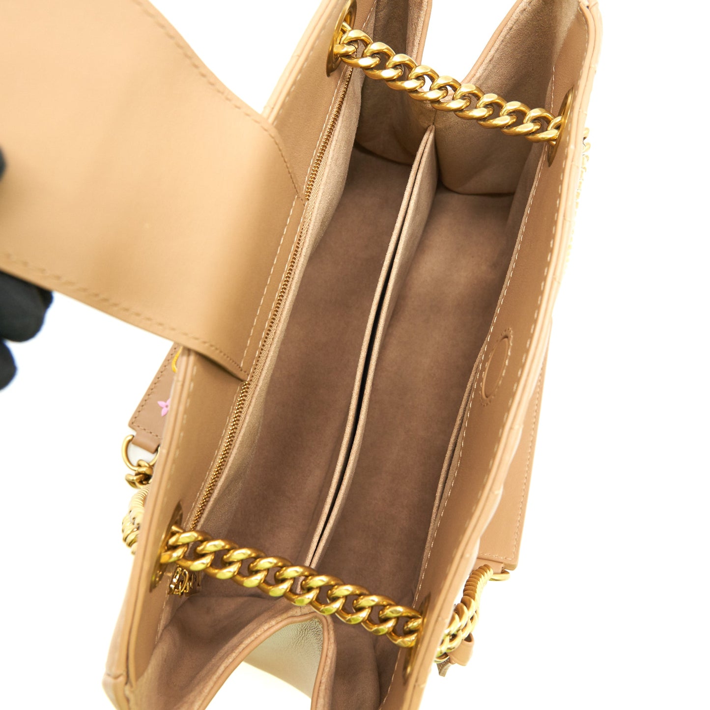 Louis Vuitton Quilted Calfskin New Wave Chain Tote Bag