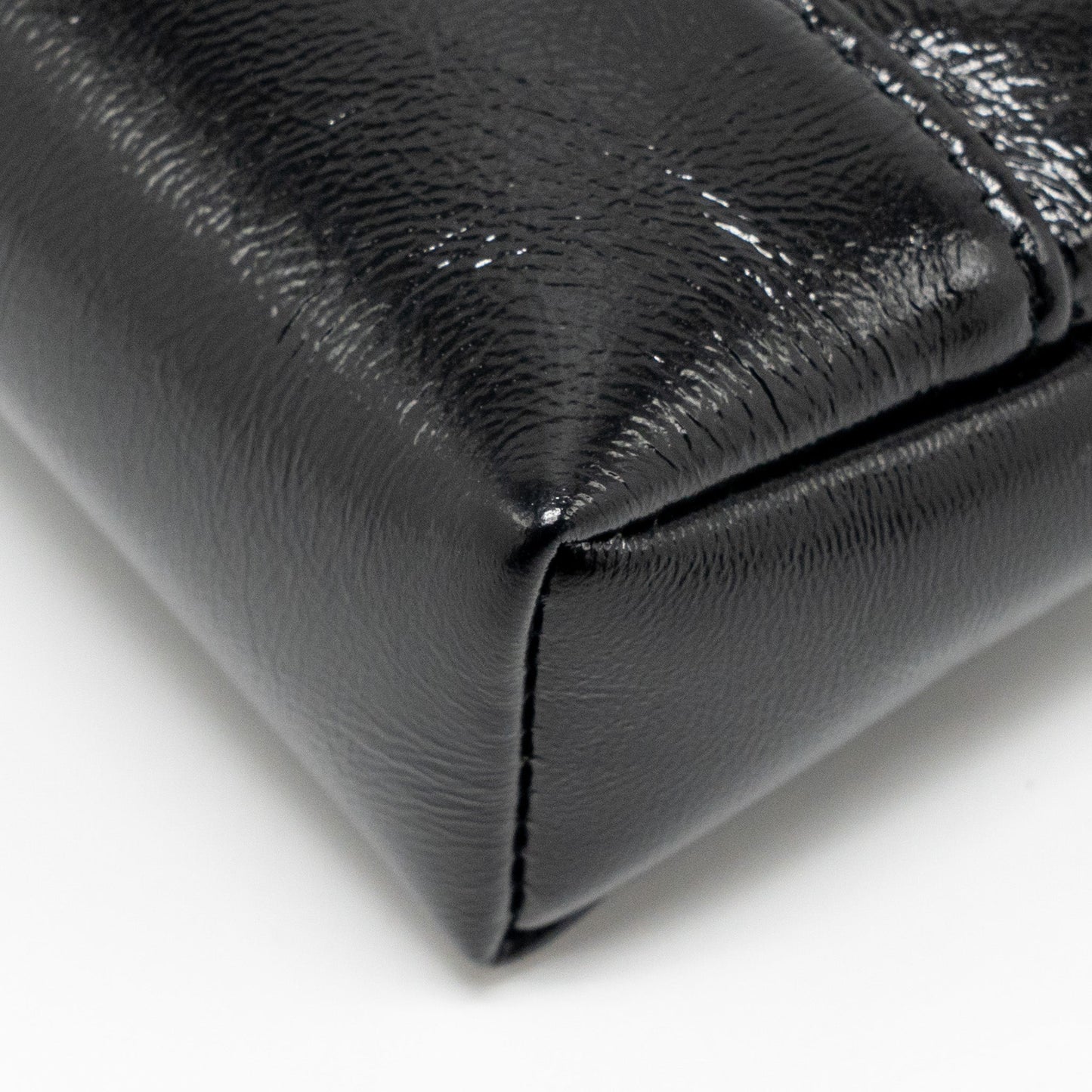 CHANEL Mini 31 Clutch with Chain Shiny Lambskin Black LGHW (Microchip)