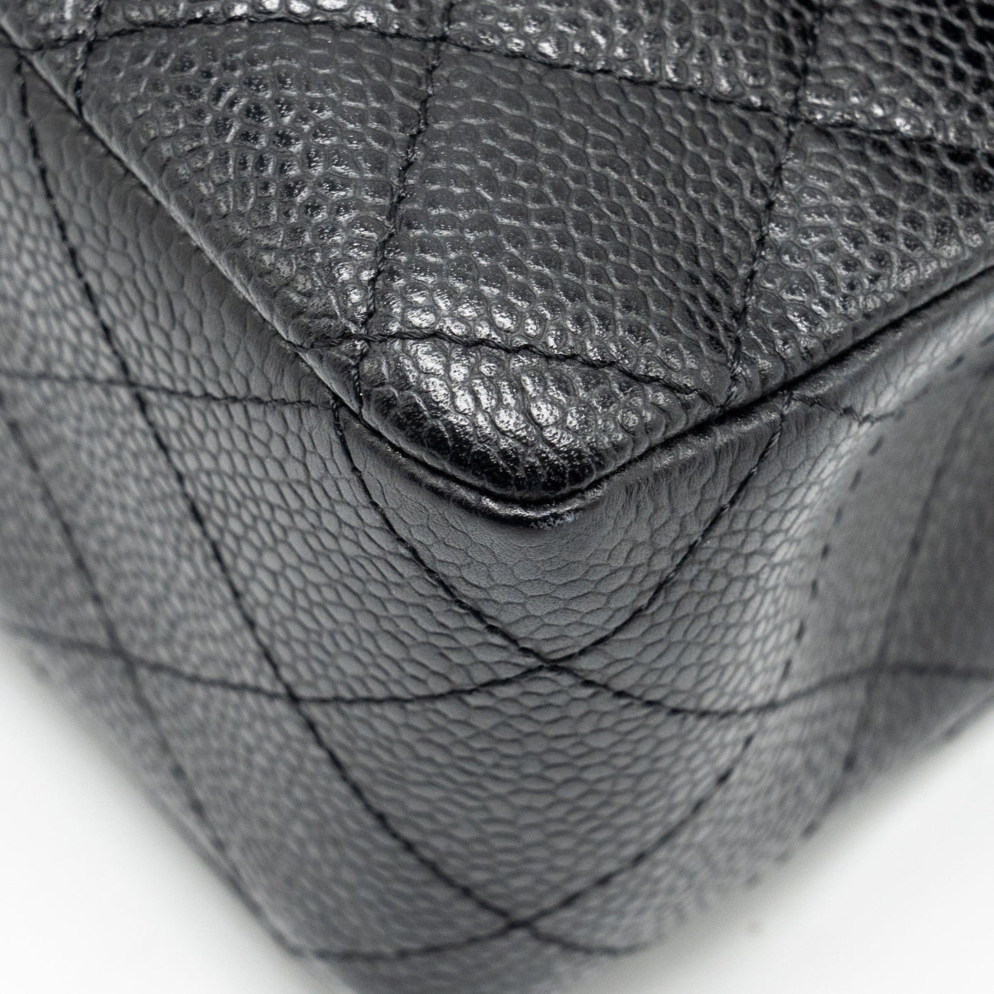 Chanel Medium Classic Double Flap Bag Caviar Black SHW