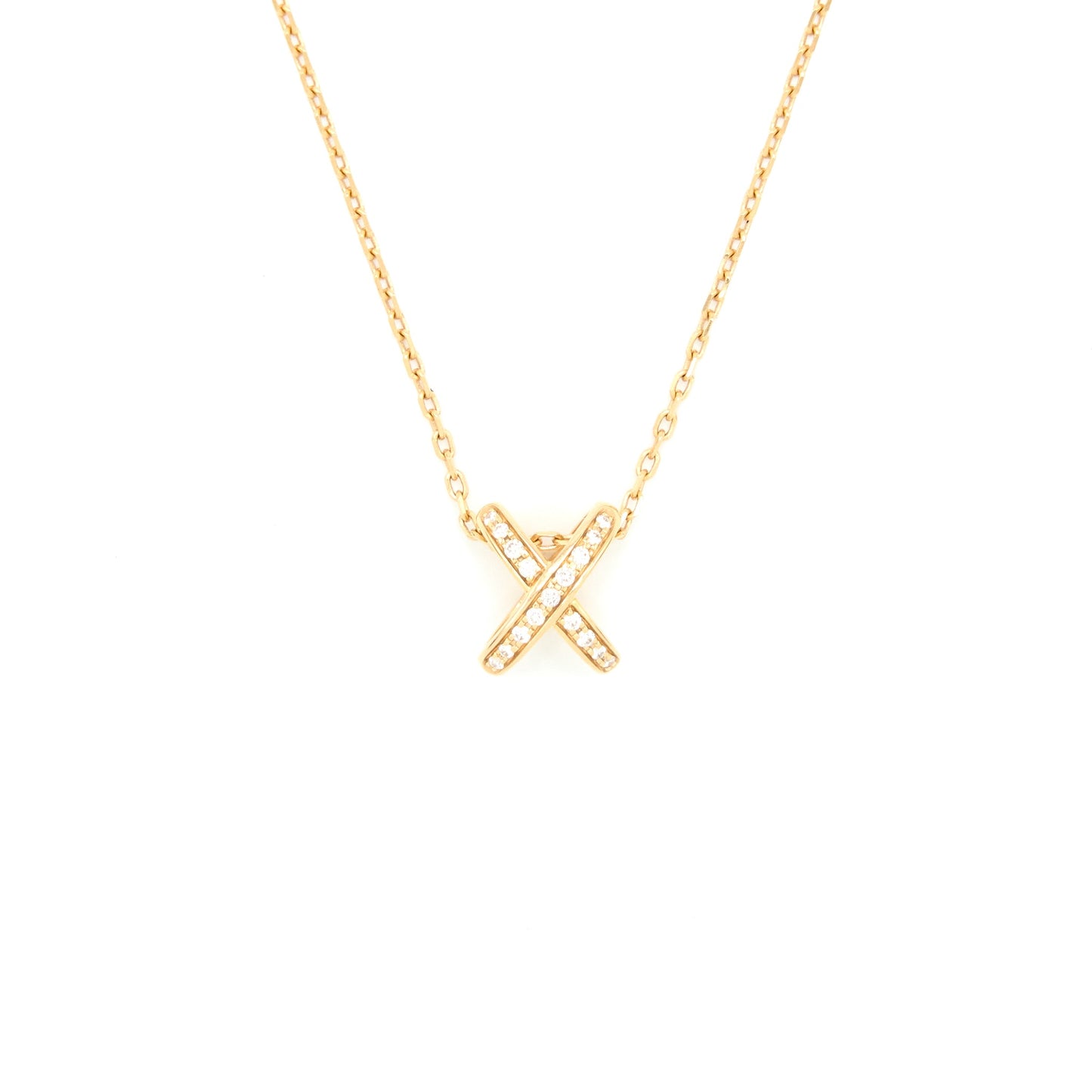 Chaumet Liens Pendant Pink Gold And Diamonds