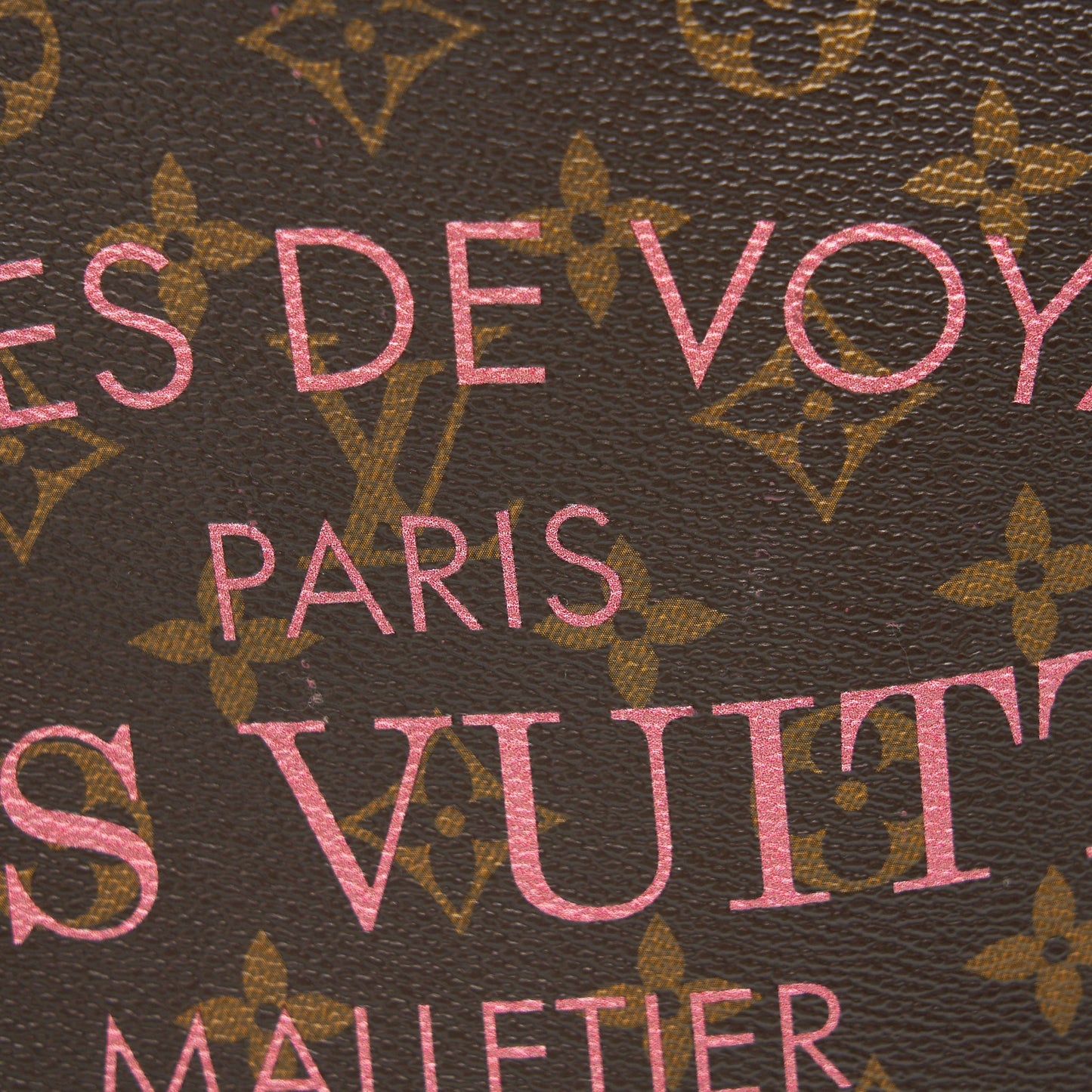 Louis Vuitton Edition Ikat Neverfull GM in Monogram and pink