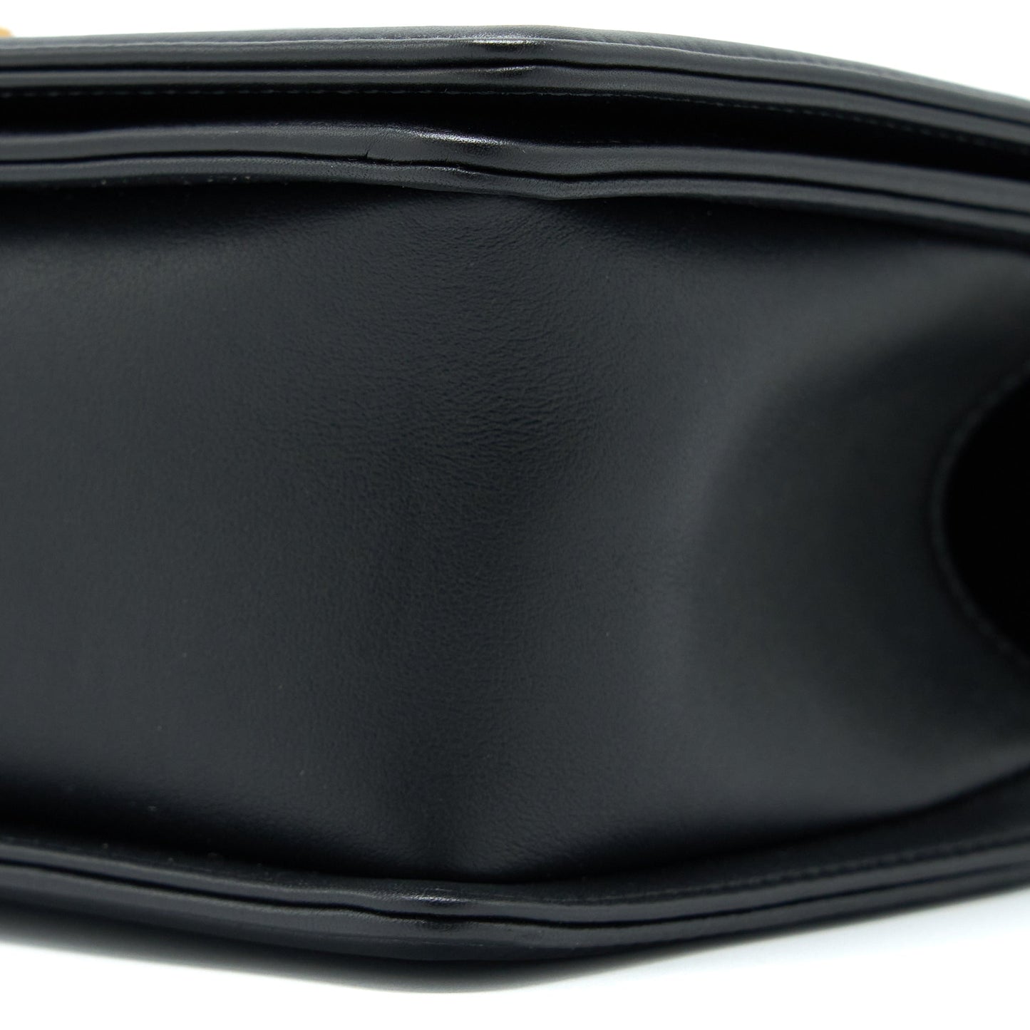 Chanel Medium Boy Bag Calfskin Black GHW (Microchip)