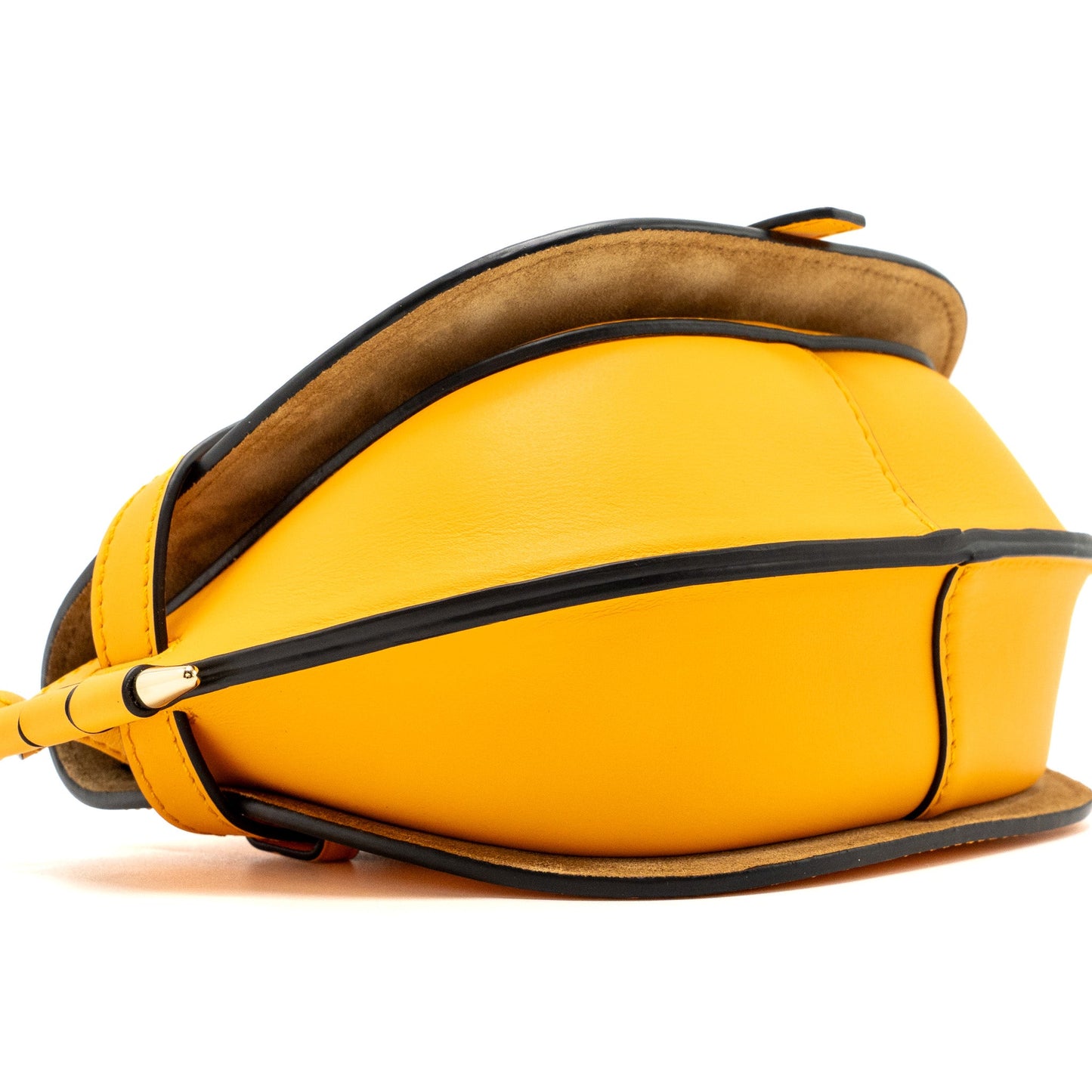 Loewe mini gate dual bag calfskin mandarin LGHW
