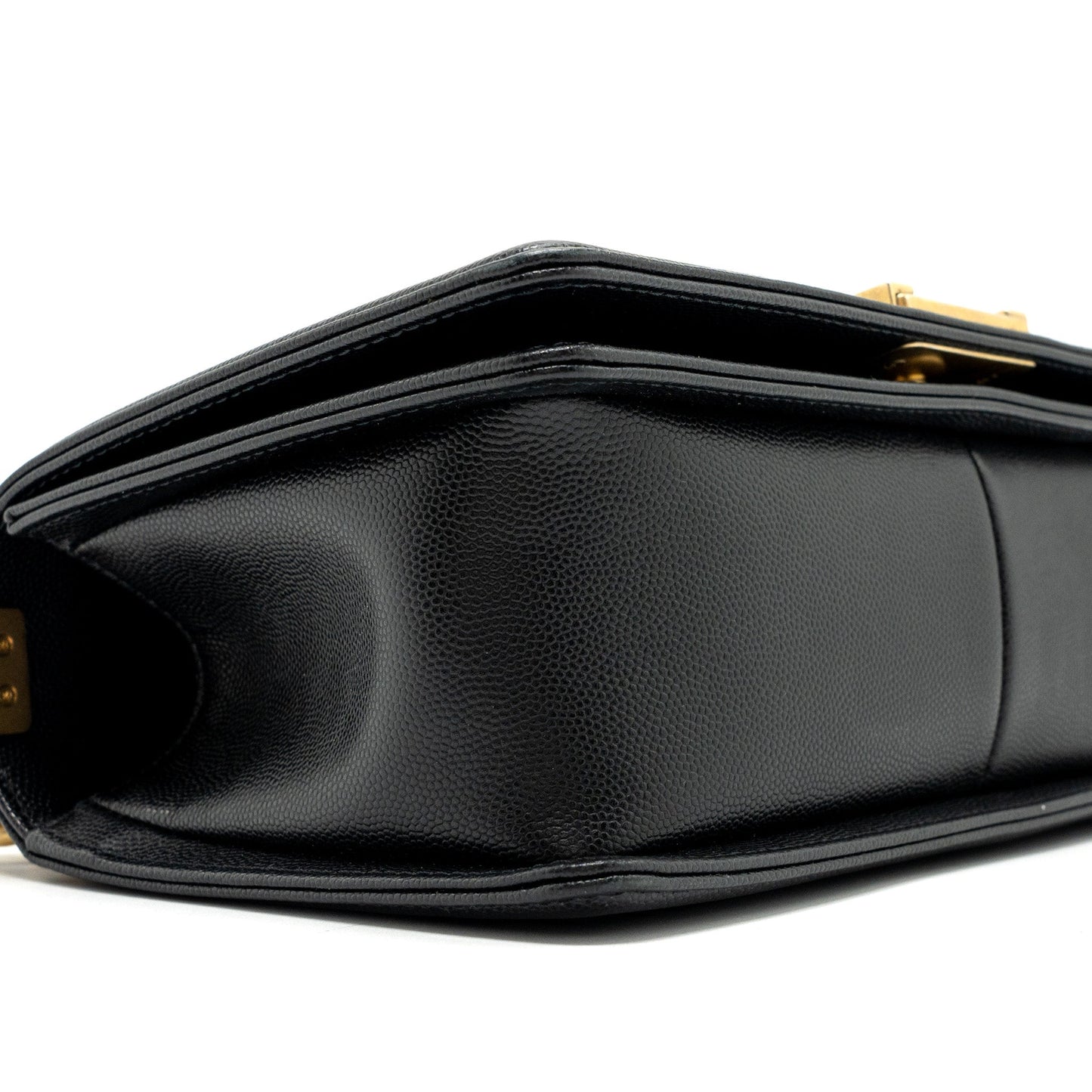 Chanel Medium Classic Boy Bag Caviar Black GHW