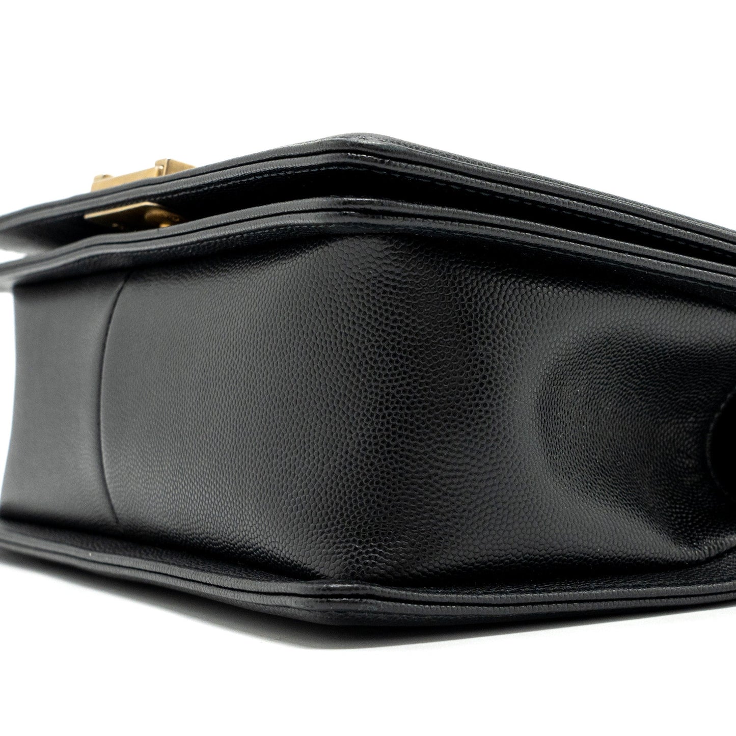 Chanel Medium Classic Boy Bag Caviar Black GHW