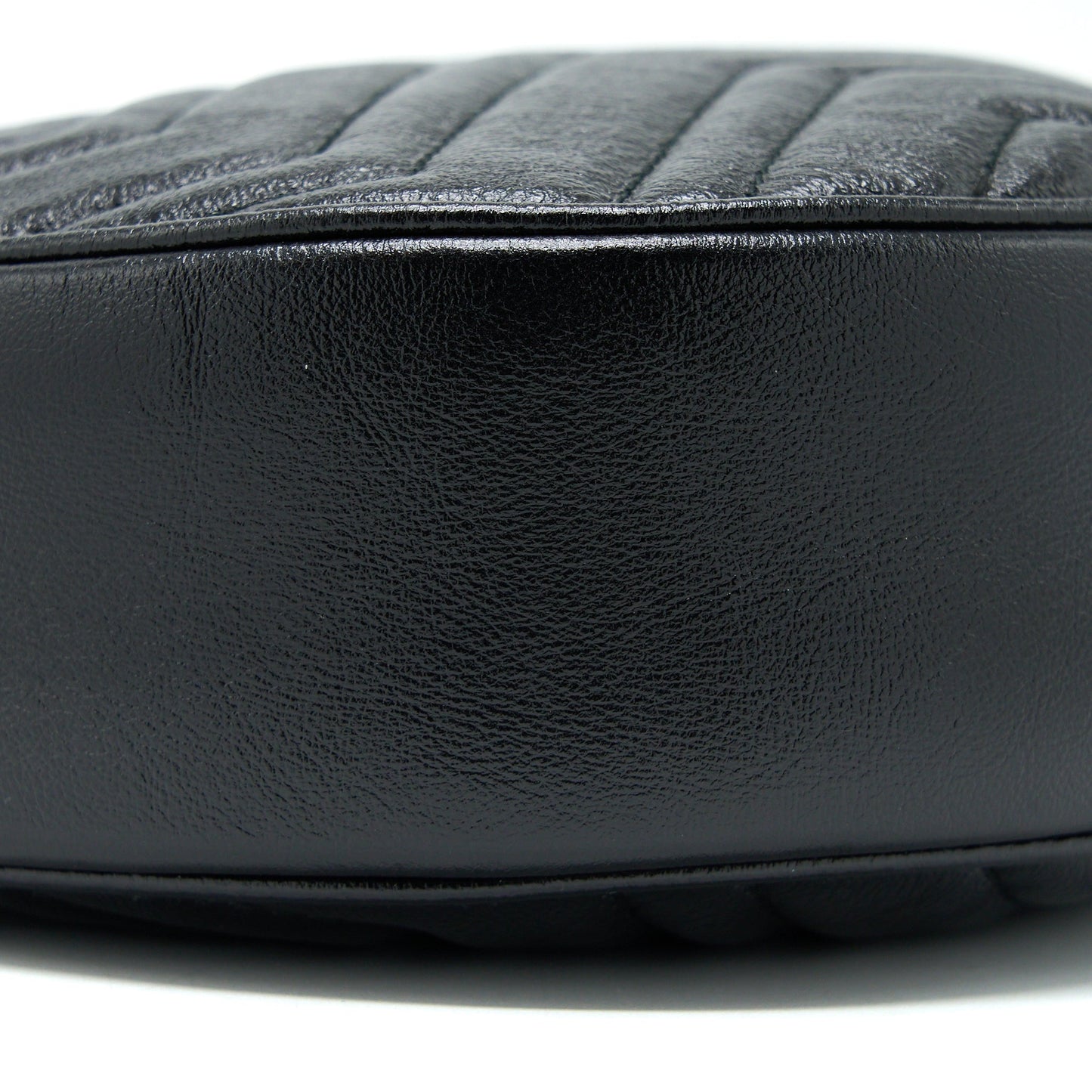 Gucci GG Mormont Round Shoulder Bag Calfskin Black GHW