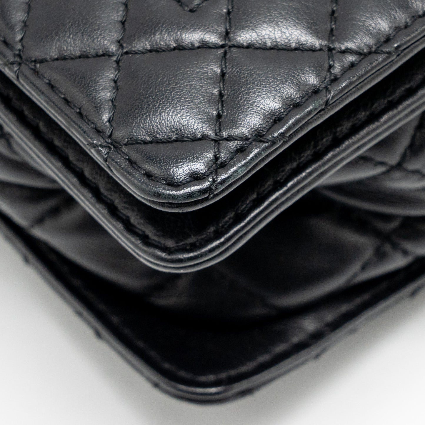 Chanel Multi Chain Boy Bag Calfskin/Tweed Black SHW