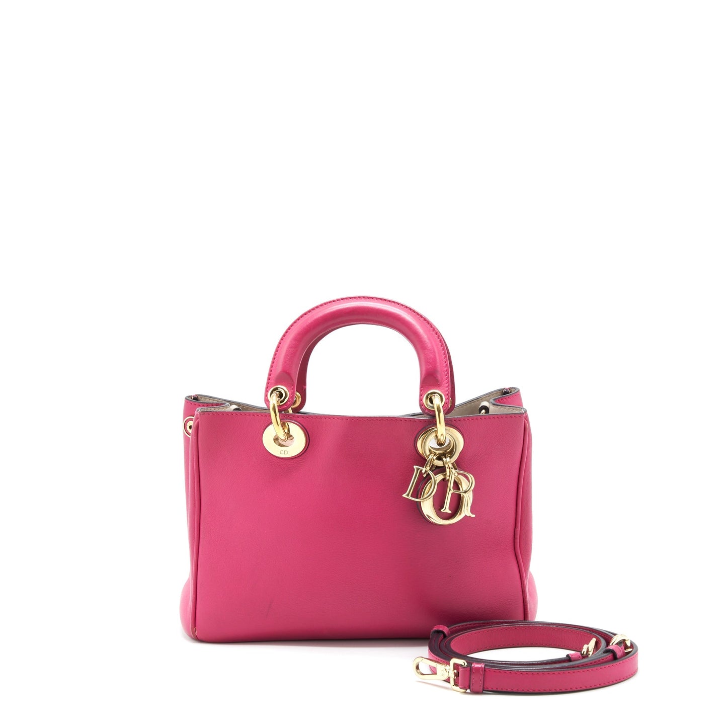 Luxury Dior Luxury Diorissimo Mini Tote Bag Pink