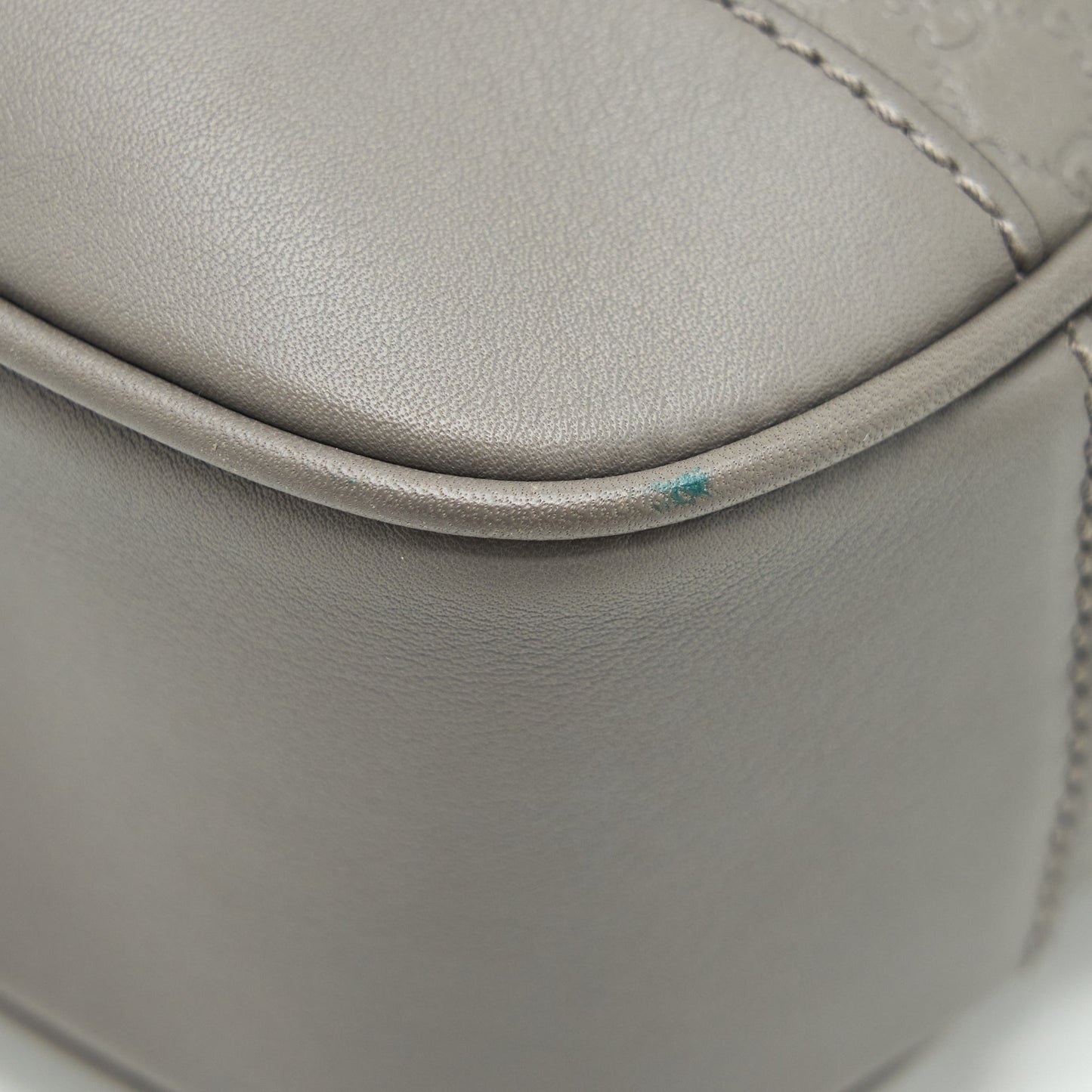 Gucci Guccissima Crossbody Bag Grey LGHW