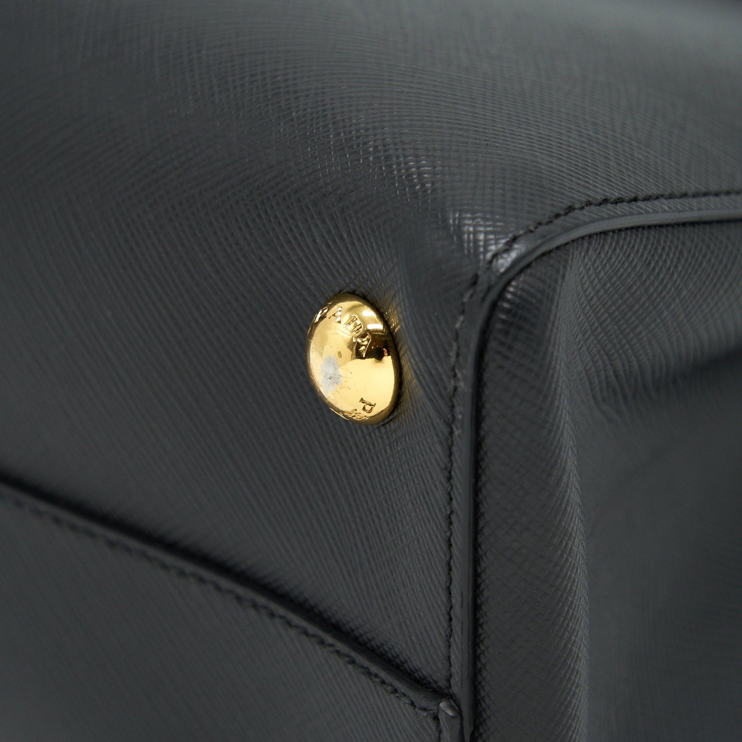 Prada Saffiano Lux Leather Tote Bag Nero