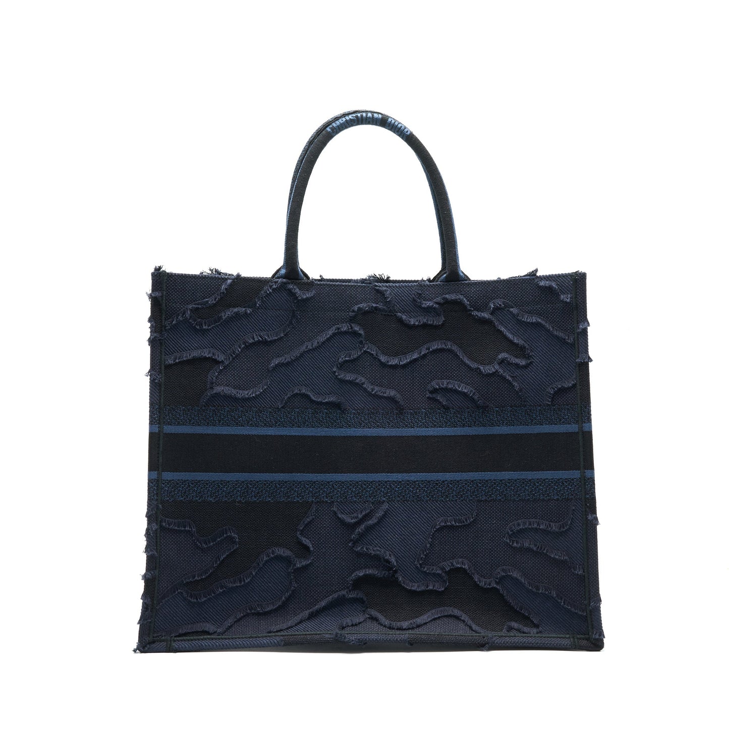 Christian Luxury Dior Luxury Dior Book Tote Denim Blue