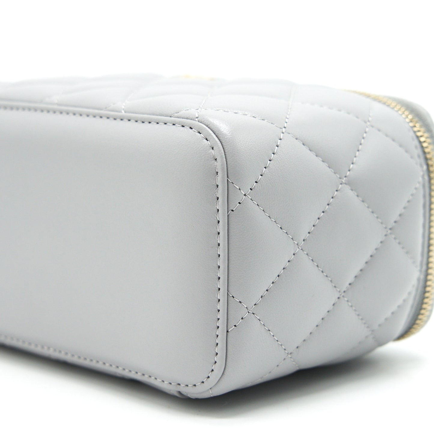 Chanel 21B Grey GHW Small long Vanity