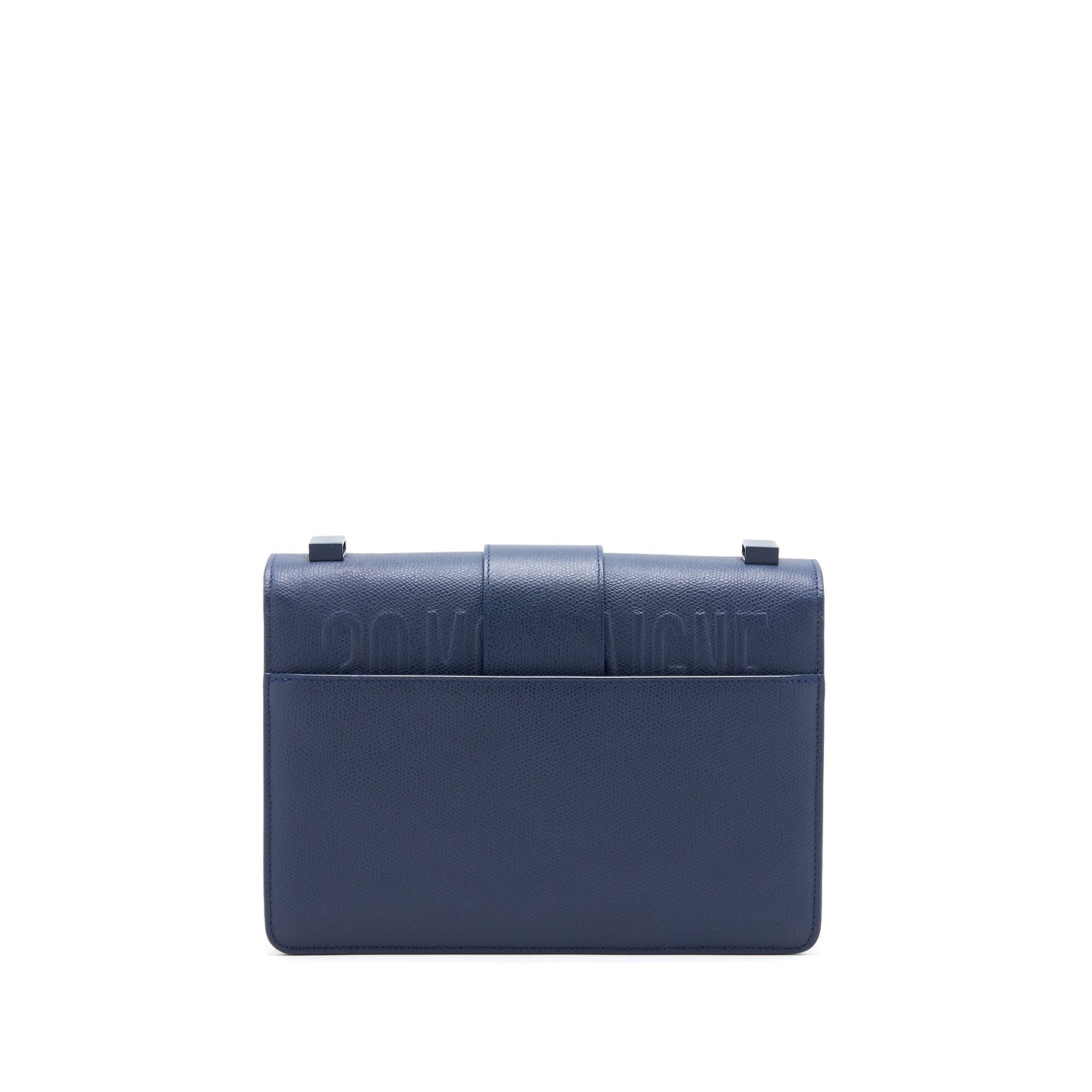 Luxury Dior Montaigne 30 Calfskin Navy With Black Hardware