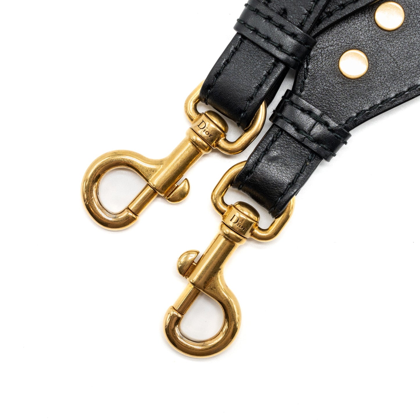 Luxury Dior Shoulder Strap Oblique Canvas Black/Navy GHW