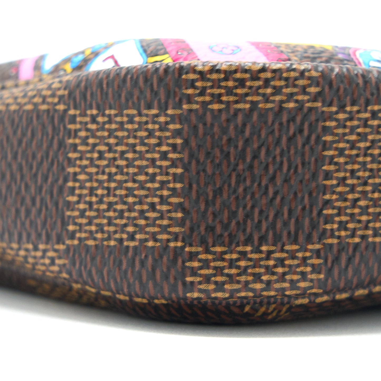 Louis Vuitton Mini Pochette Accessories Limited Vivienne Holidays Damier Ebene Canvas GHW