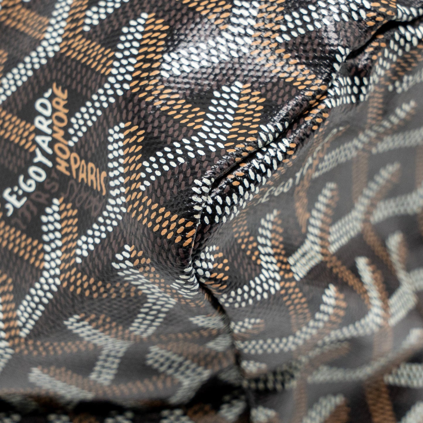 Goyard Saint Louis PM Tote Bag Goyardine Canvas/Calfskin Black SHW