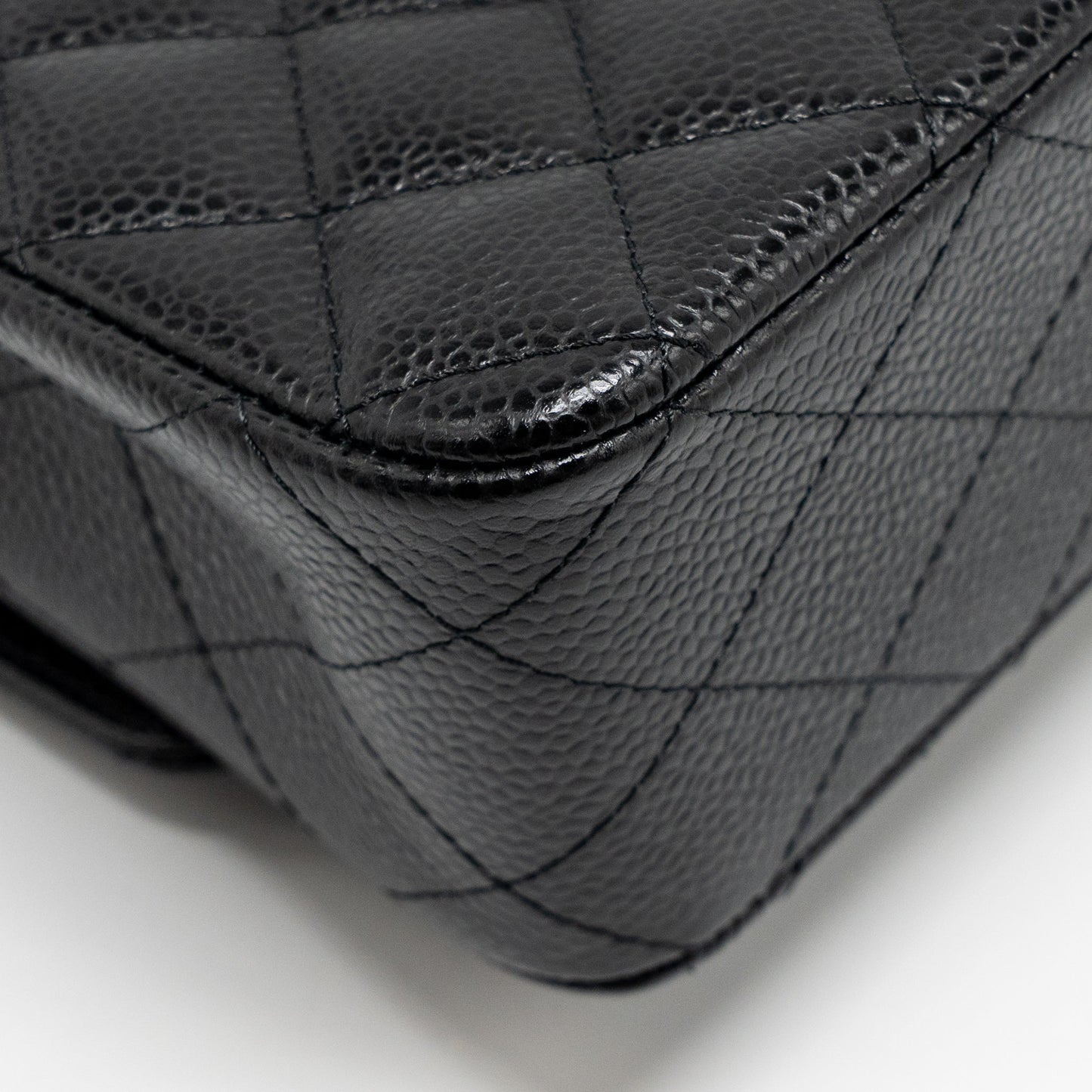 Chanel Medium Classic Double Flap Bag Caviar Black SHW