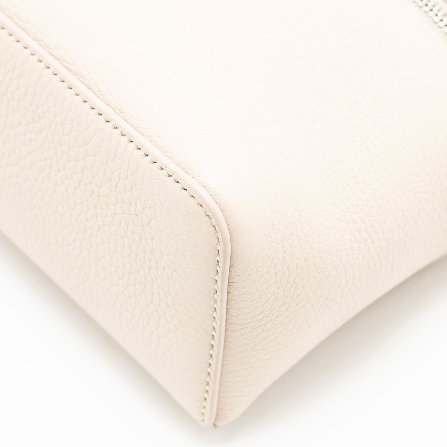 Loro Piana Extra Pocket L19 Grained Calfskin Whisper White SHW